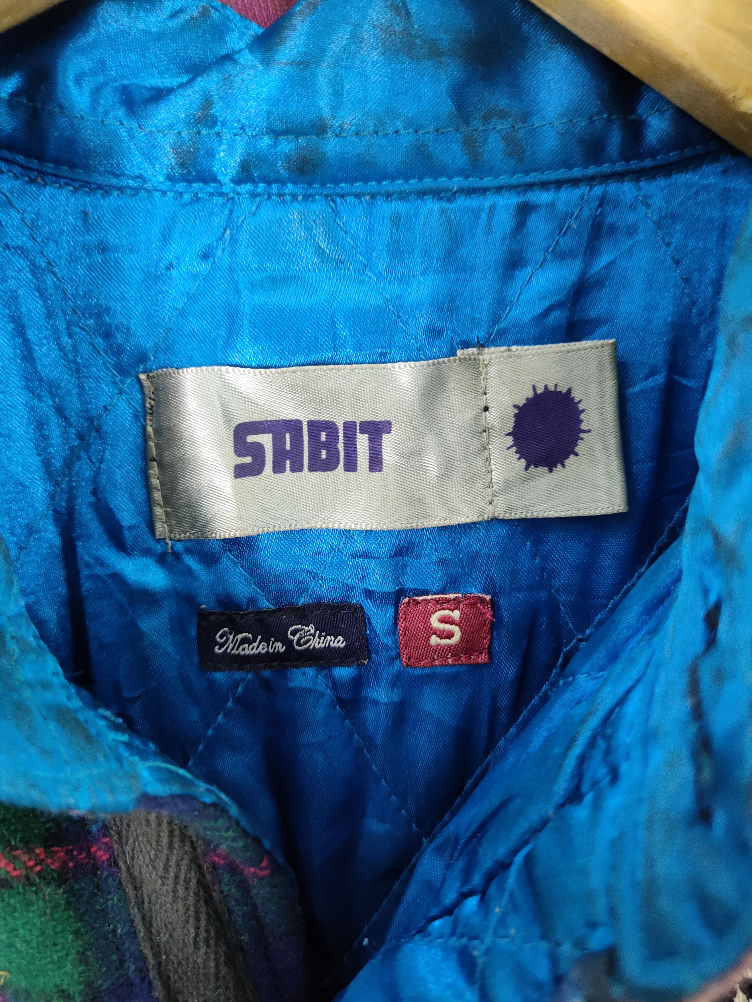 Japanese Brand DL Sabit patchwork flannel sweater art streetwear #761 Size US S / EU 44-46 / 1 - 10 Thumbnail