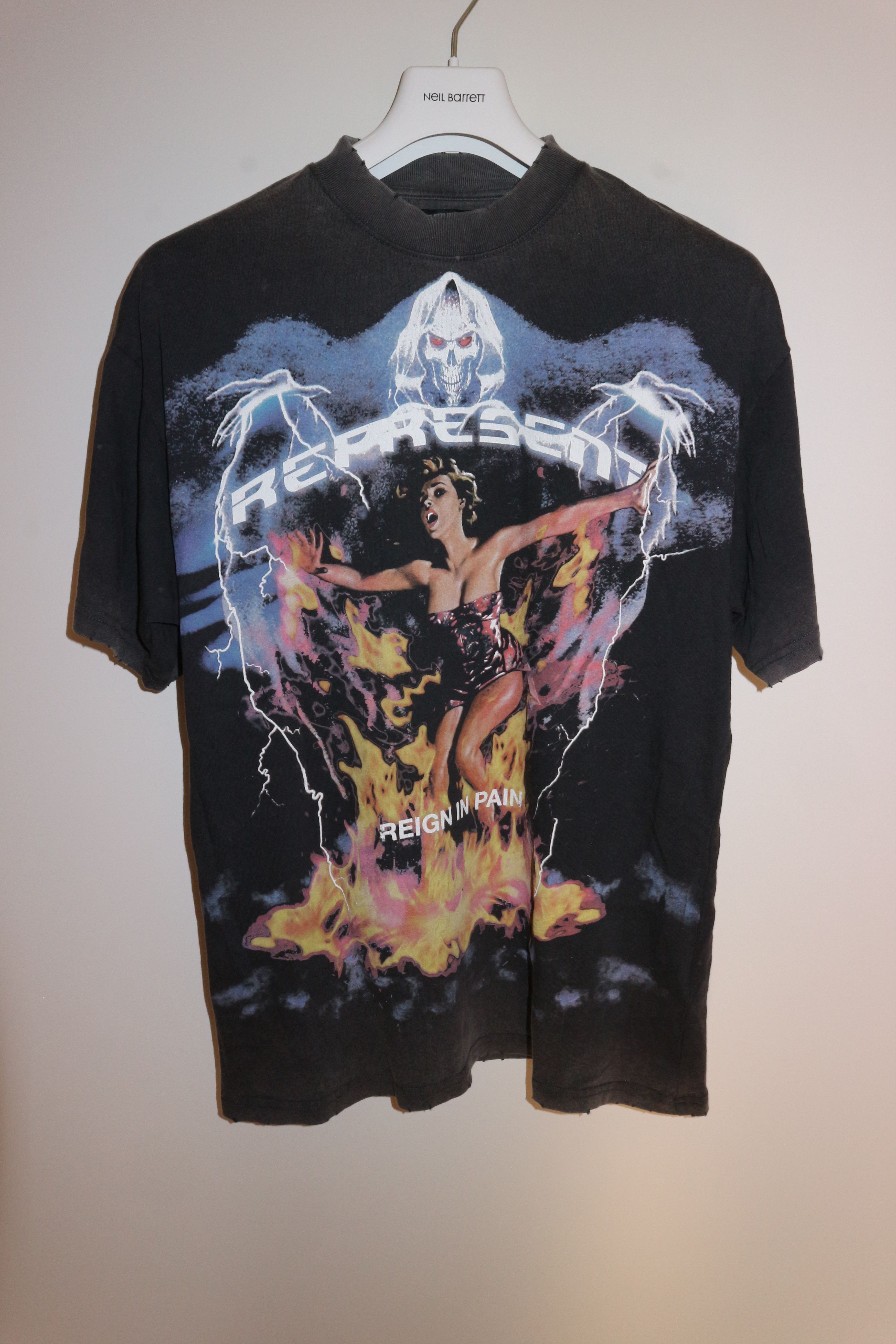 Represent Clo. Represent T Shirt - Large - Reign in pain Black Size US L / EU 52-54 / 3 - 1 Thumbnail
