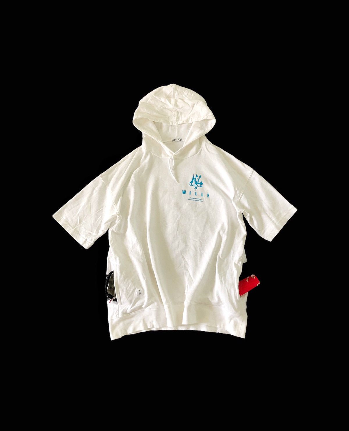 image of Anima x Gu Neon Genesis Evangelion Hoodie By Gu in White, Men's (Size Large)