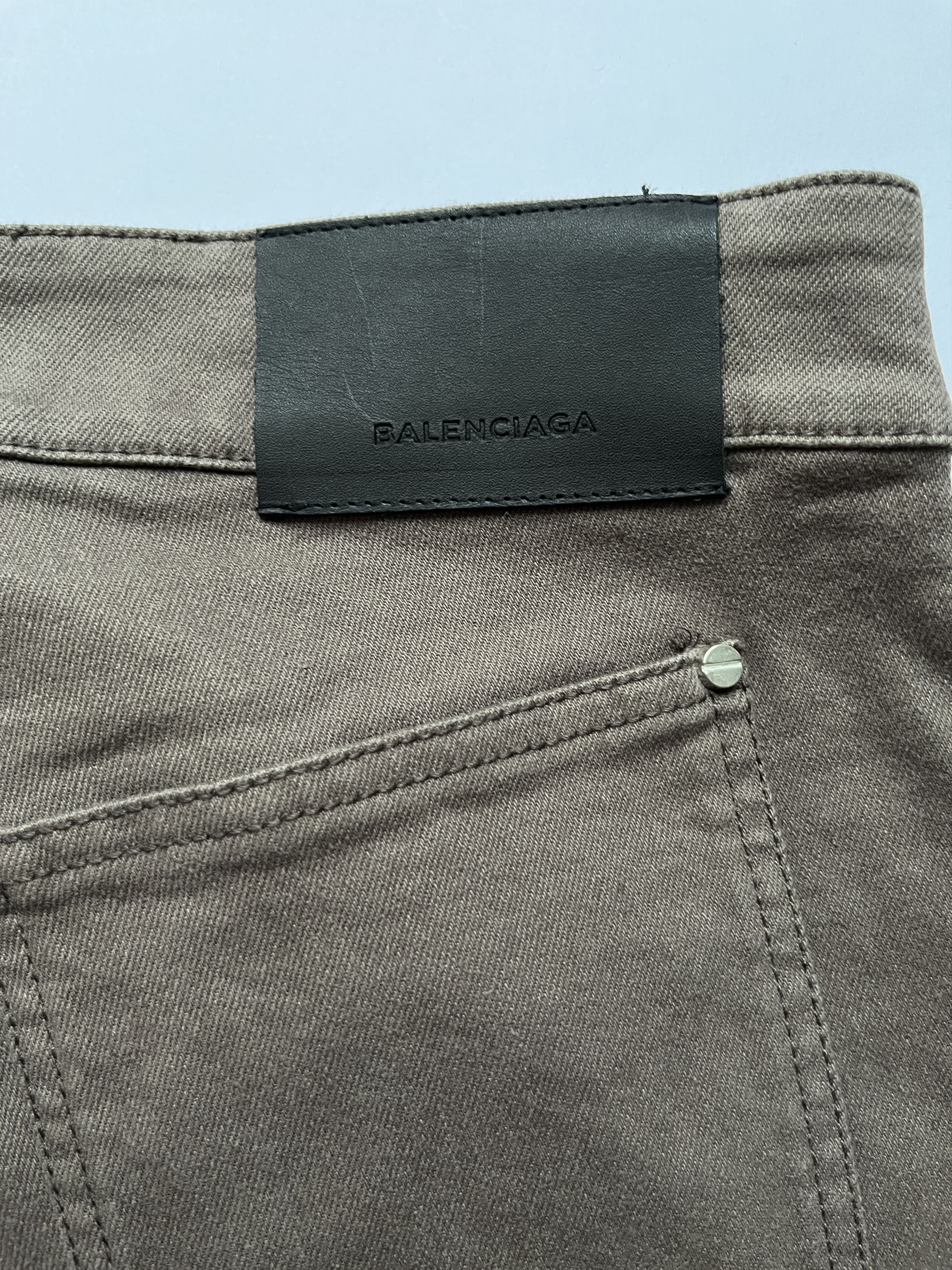 Balenciaga ⚡️QUICK SALE⚡️2013 Balenciaga Brown Jeans Pants Size 28" / US 6 / IT 42 - 3 Thumbnail