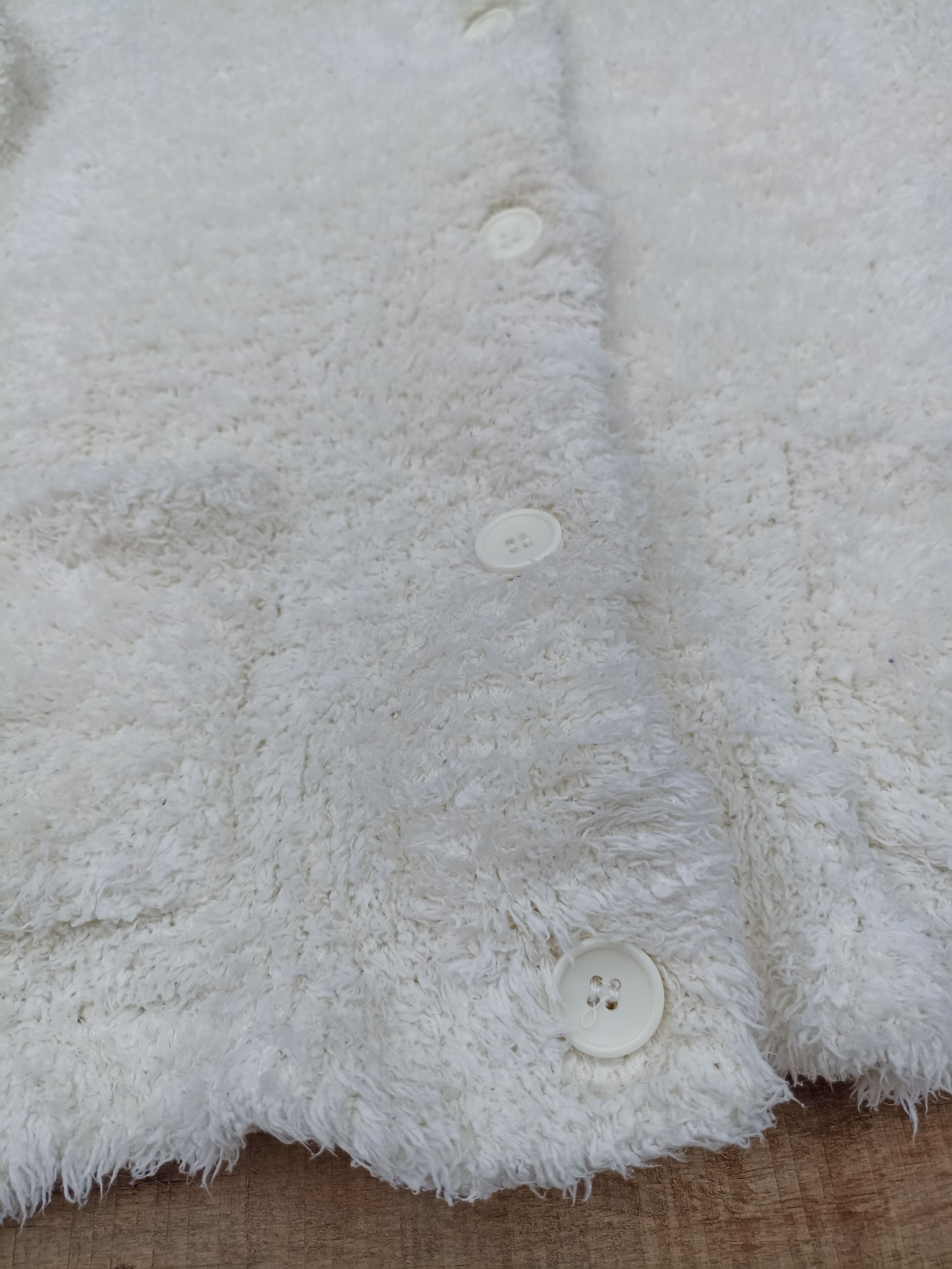Japanese Brand Bon Bon Home Fuzzy Fleece Cardigan Size US S / EU 44-46 / 1 - 2 Thumbnail