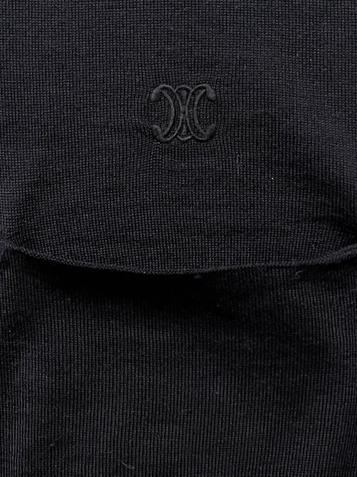Celine ⚡️QUICK SALE⚡️Celine Navy Wool/Silk Knit Cardigan Size S / US 4 / IT 40 - 3 Thumbnail