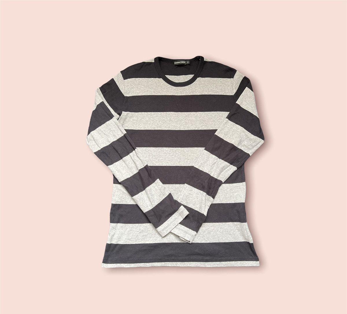 Jun Takahashi × Uniqlo GRUNGE VIBES Y2K PREMIUM COTTON STRETCHABLE LS STRIPES SHIRT Size US L / EU 52-54 / 3 - 1 Thumbnail