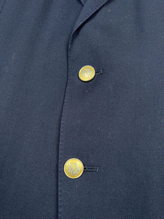 Vintage 90'S Christian Dior MONSIEUR full-zip sweatshirt, size M, men's polyester gray type Vintage Second Hand