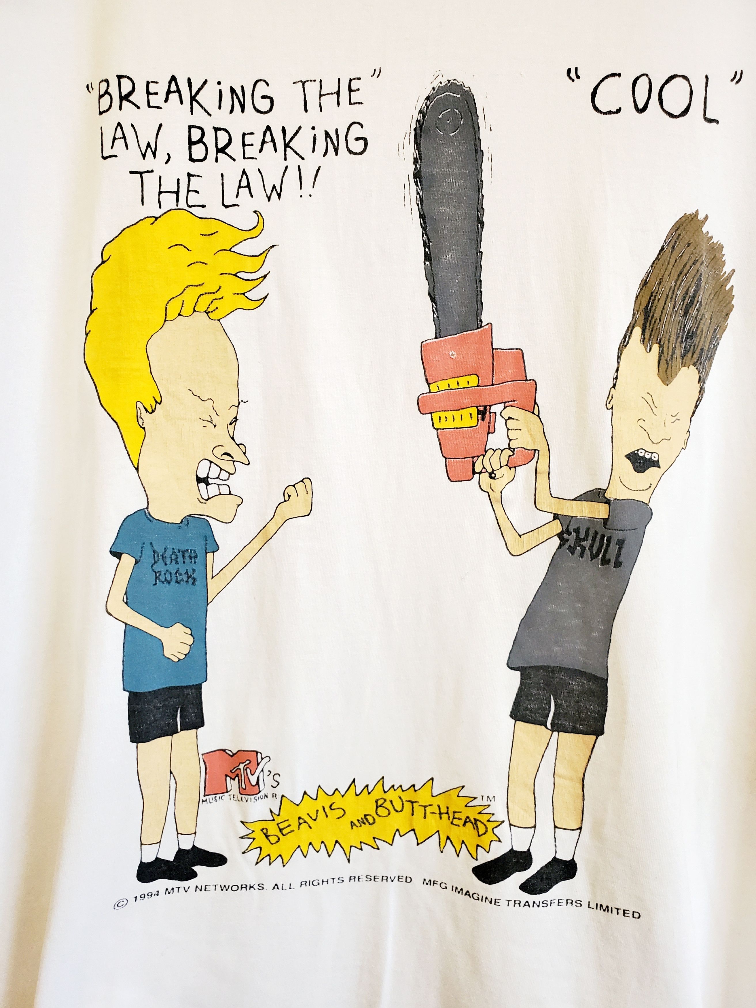 Mtv × Vintage Vintage 1994 MTV Beavis And Butthead Chicks are Cool rare Size US XL / EU 56 / 4 - 2 Thumbnail