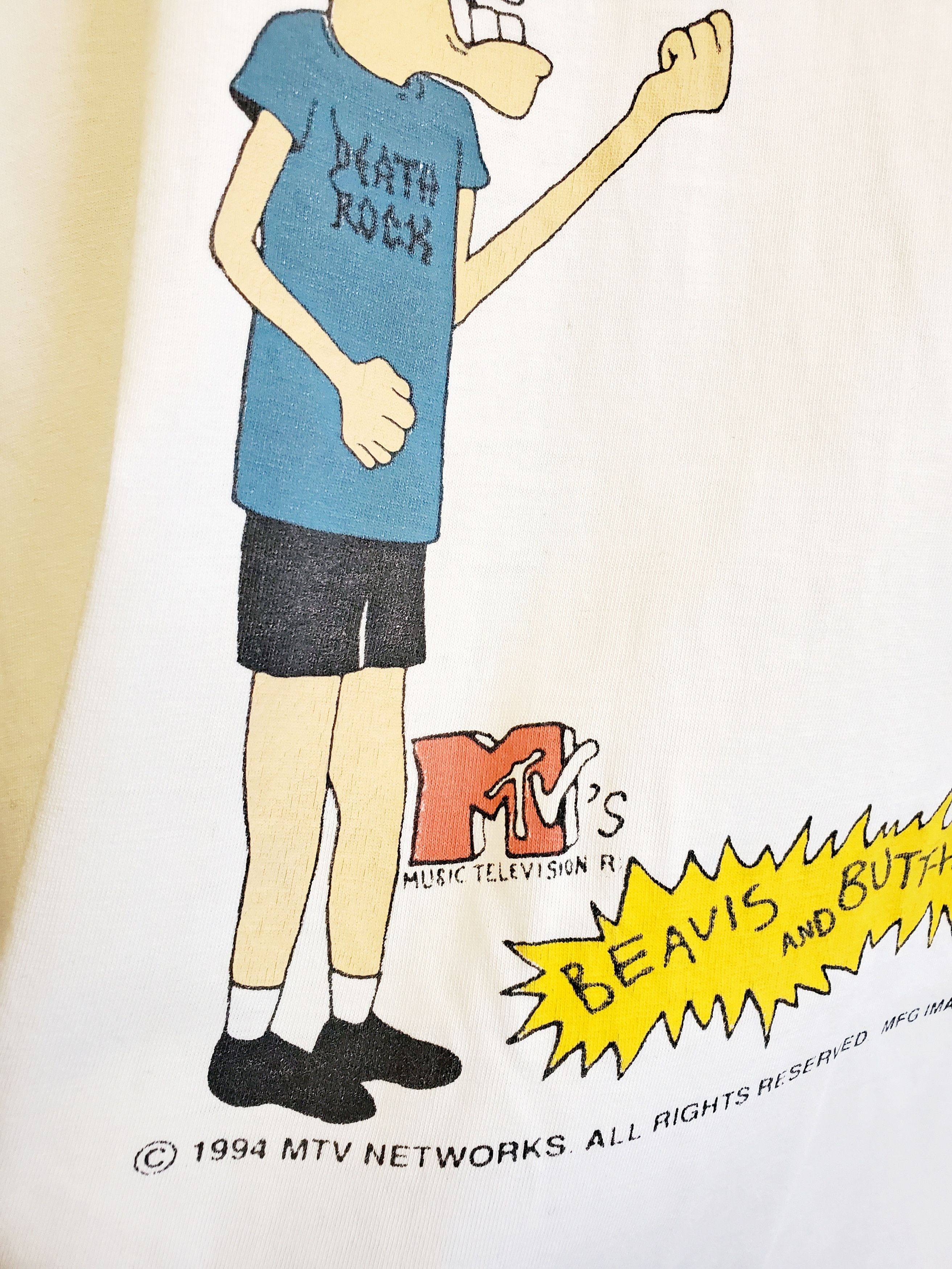 Mtv × Vintage Vintage 1994 MTV Beavis And Butthead Chicks are Cool rare Size US XL / EU 56 / 4 - 3 Thumbnail