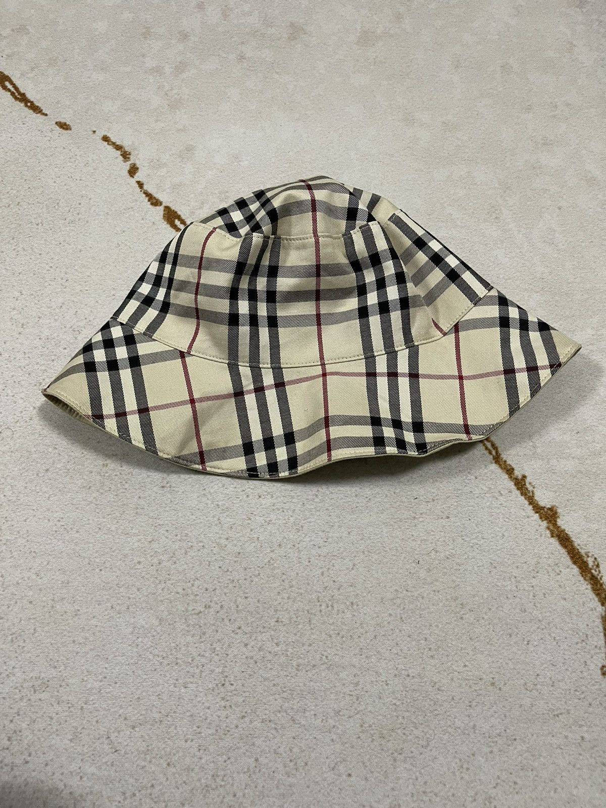Burberry × Vintage Vintage Burberry London nova check Hat Two Way Size ONE SIZE - 5 Thumbnail