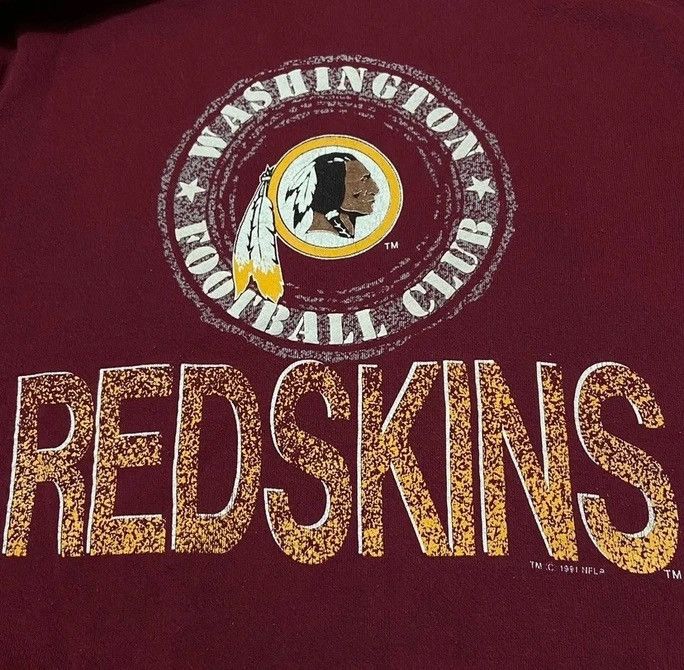 Logo 7 Vintage 90s Washington Redskins NFL Sweatshirt Size US L / EU 52-54 / 3 - 2 Thumbnail