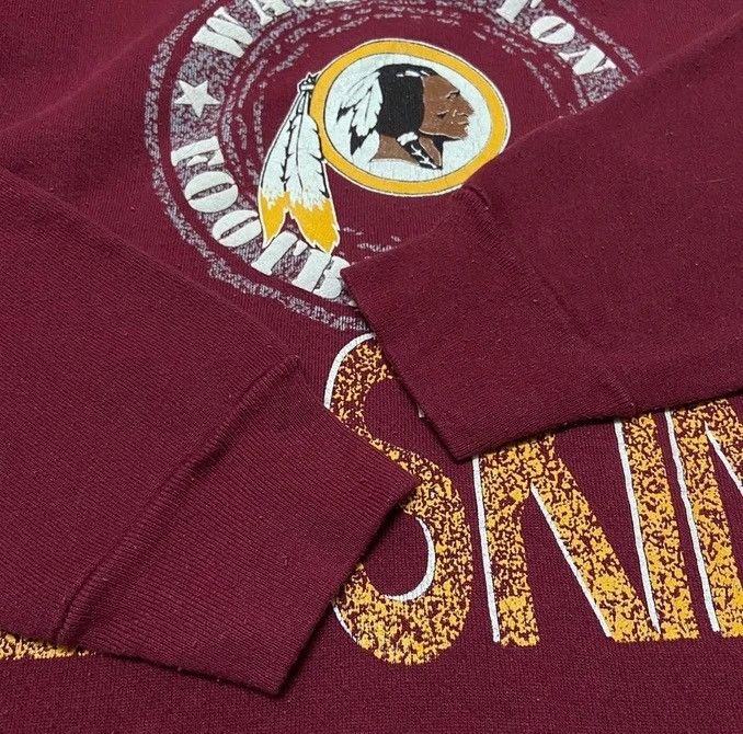 Logo 7 Vintage 90s Washington Redskins NFL Sweatshirt Size US L / EU 52-54 / 3 - 4 Thumbnail