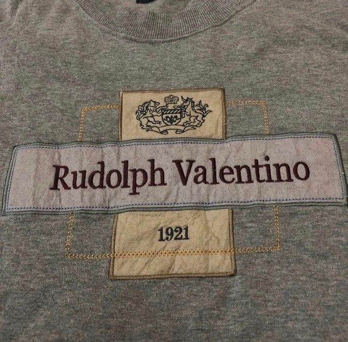 Gianni Valentino Vintage 90s rudolph valentino sweatshirt big logo Size US M / EU 48-50 / 2 - 2 Thumbnail