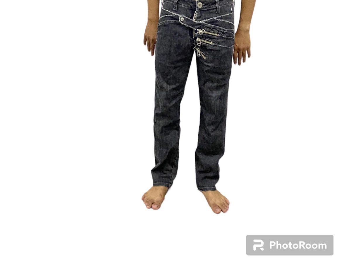 Marithe + Francois Girbaud Rare design MFG zipped jeans Size US 32 / EU 48 - 7 Thumbnail