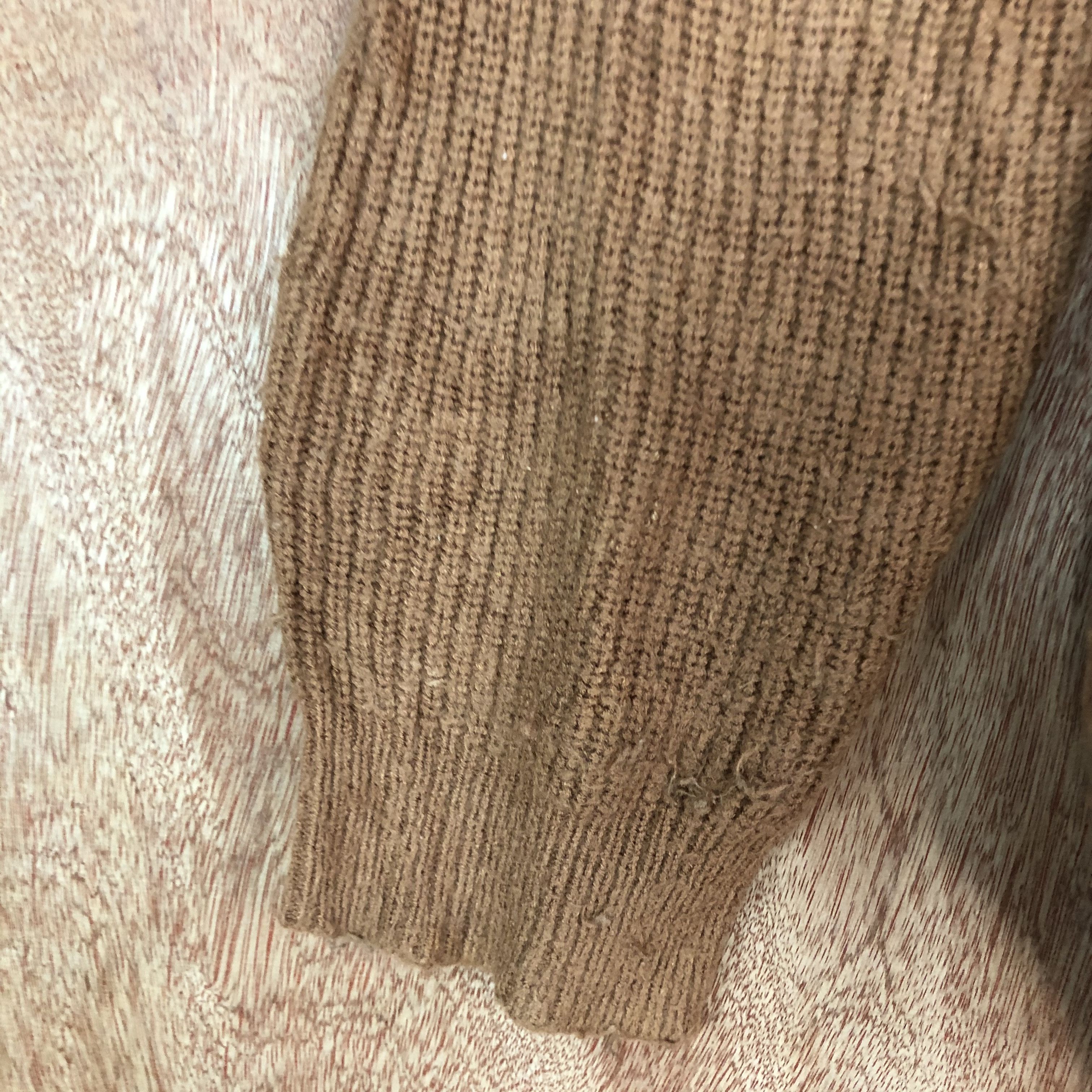 Japanese Brand D Oeillet Brown Cardigan knitwear japan vintage #c487 Size US L / EU 52-54 / 3 - 6 Thumbnail