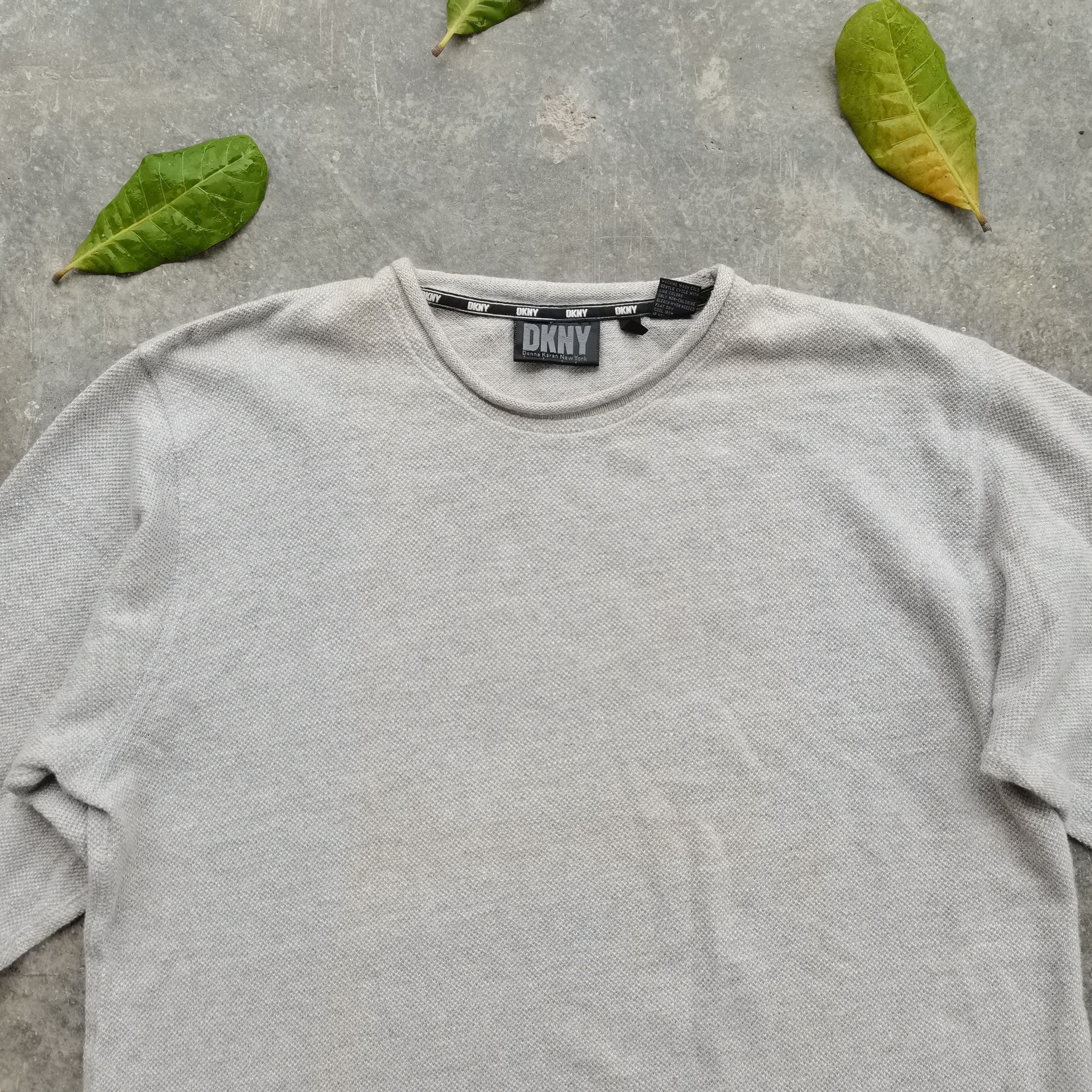DKNY × Vintage Vintage 90s DKNY Long Sleeve Tshirt Size US M / EU 48-50 / 2 - 2 Thumbnail