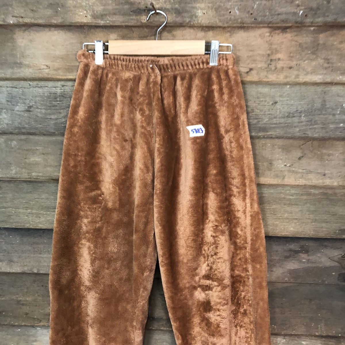 Anime DL Japan fleece Bear Brown Joggers Pants #5883 Size 26" / US 2 / IT 38 - 2 Thumbnail