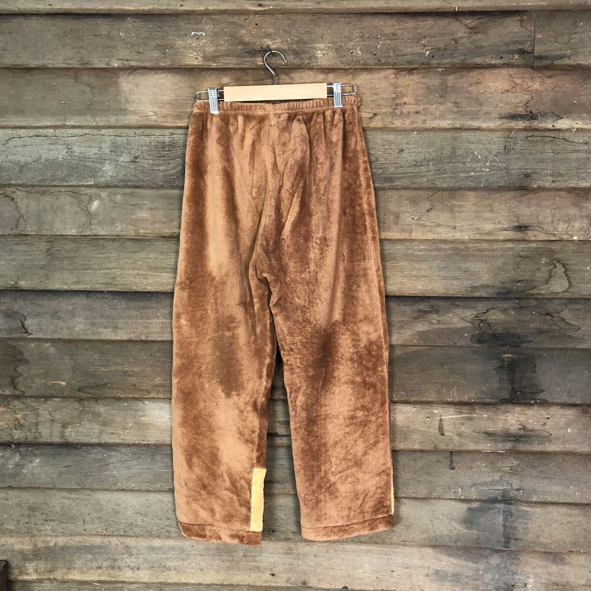 Anime DL Japan fleece Bear Brown Joggers Pants #5883 Size 26" / US 2 / IT 38 - 7 Thumbnail