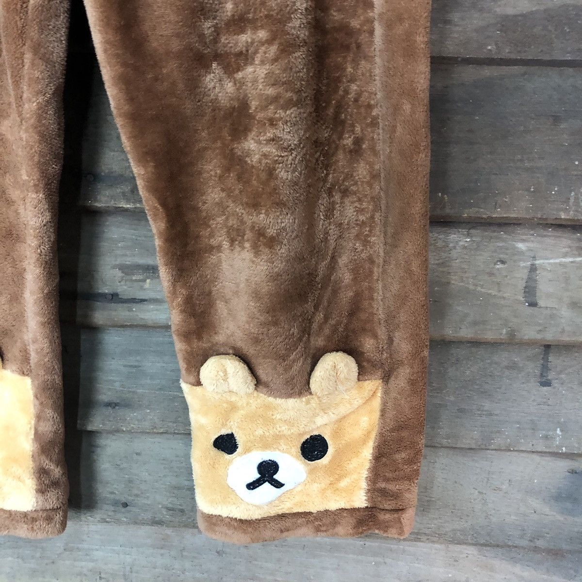 Anime DL Japan fleece Bear Brown Joggers Pants #5883 Size 26" / US 2 / IT 38 - 5 Thumbnail