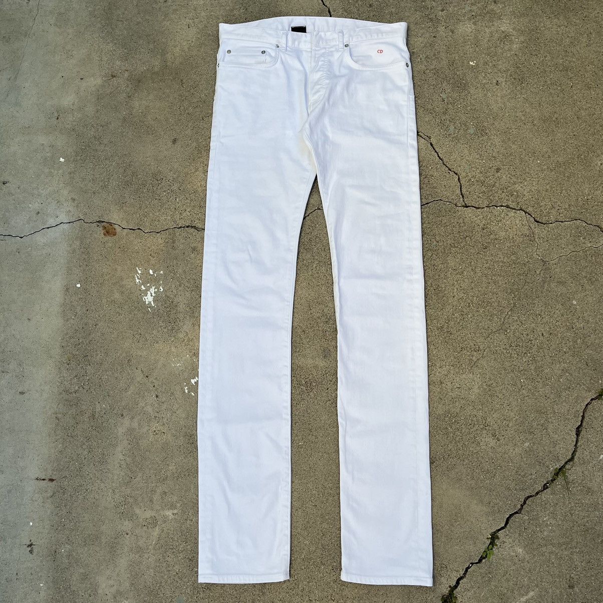 Dior Dior Japan Exclusive White Skinny Jeans | Grailed