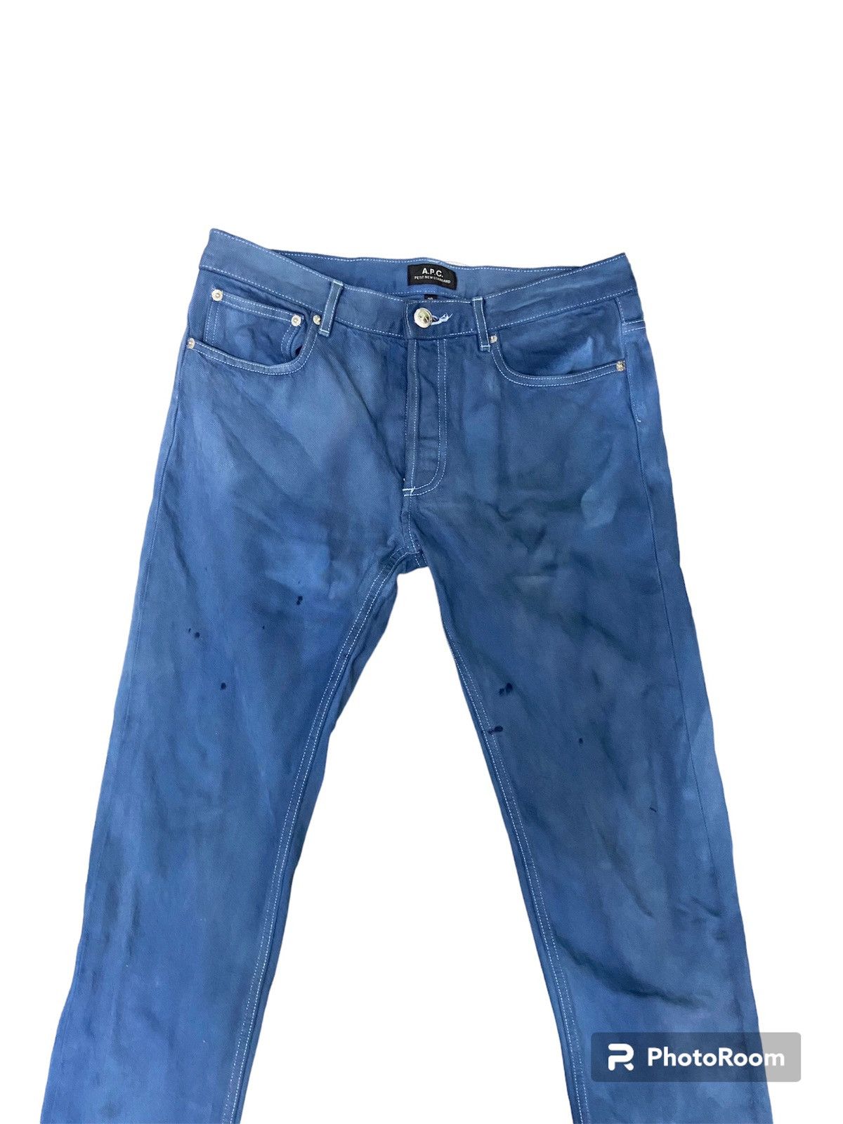 A.P.C. A.P.C blue jeans colour faded but look like design Size US 32 / EU 48 - 2 Thumbnail