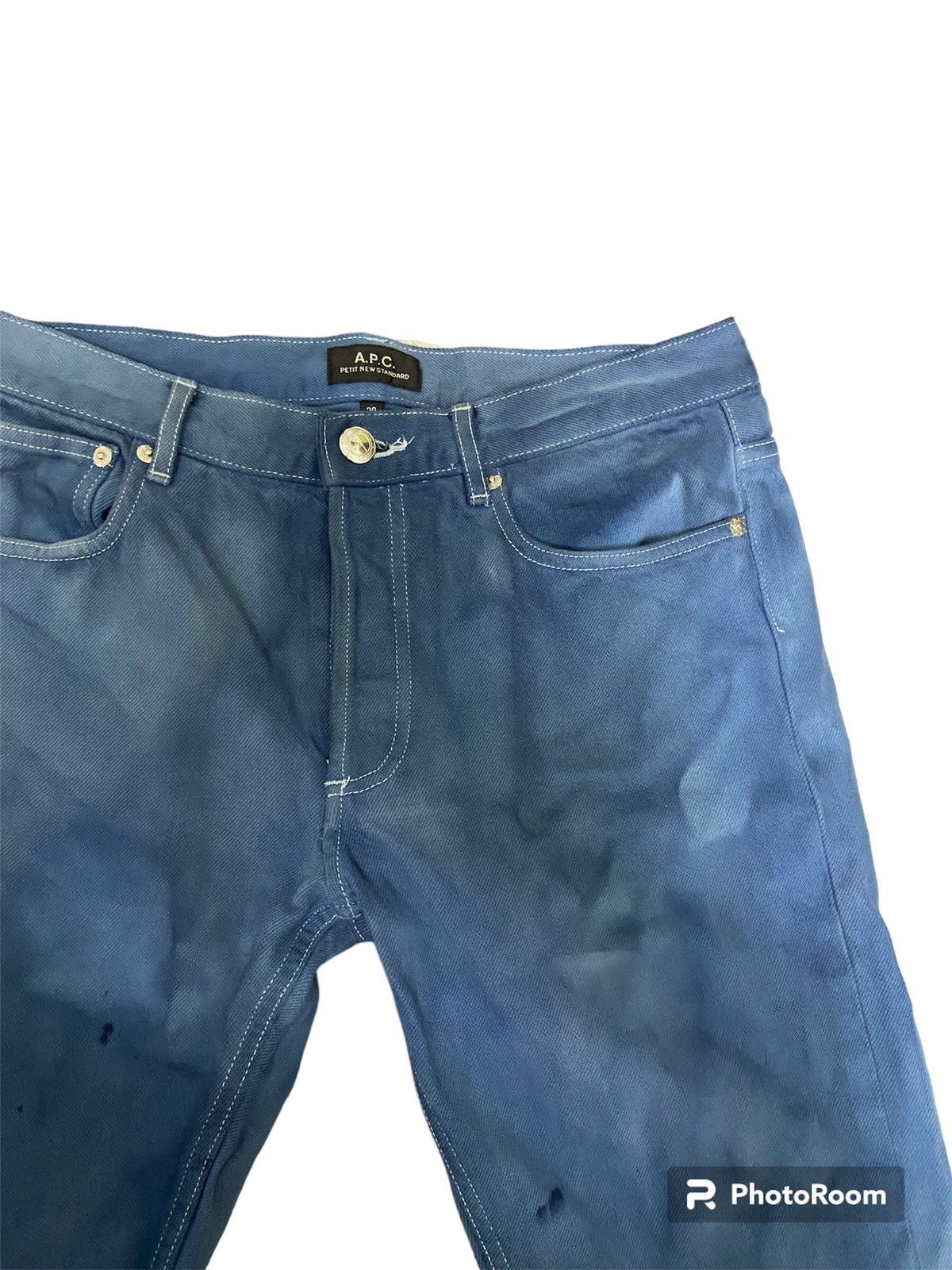 A.P.C. A.P.C blue jeans colour faded but look like design Size US 32 / EU 48 - 3 Thumbnail
