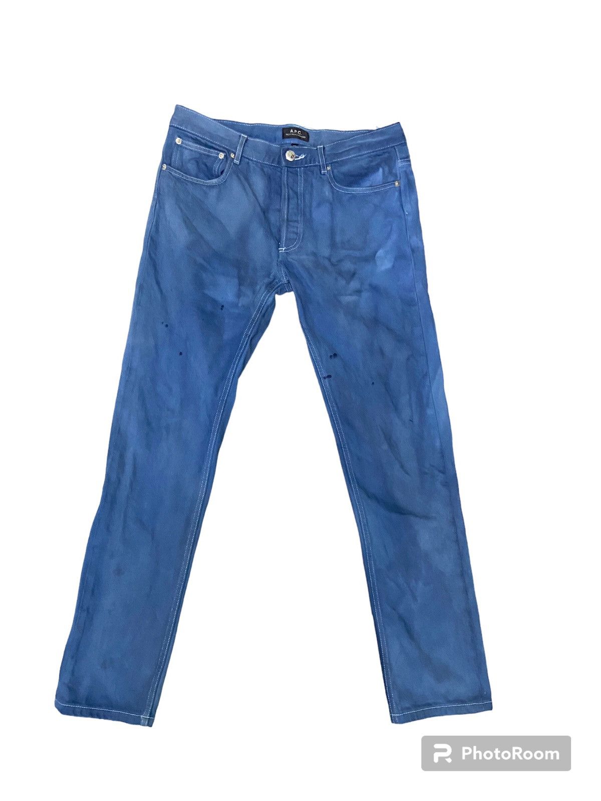 A.P.C. A.P.C blue jeans colour faded but look like design Size US 32 / EU 48 - 1 Thumbnail