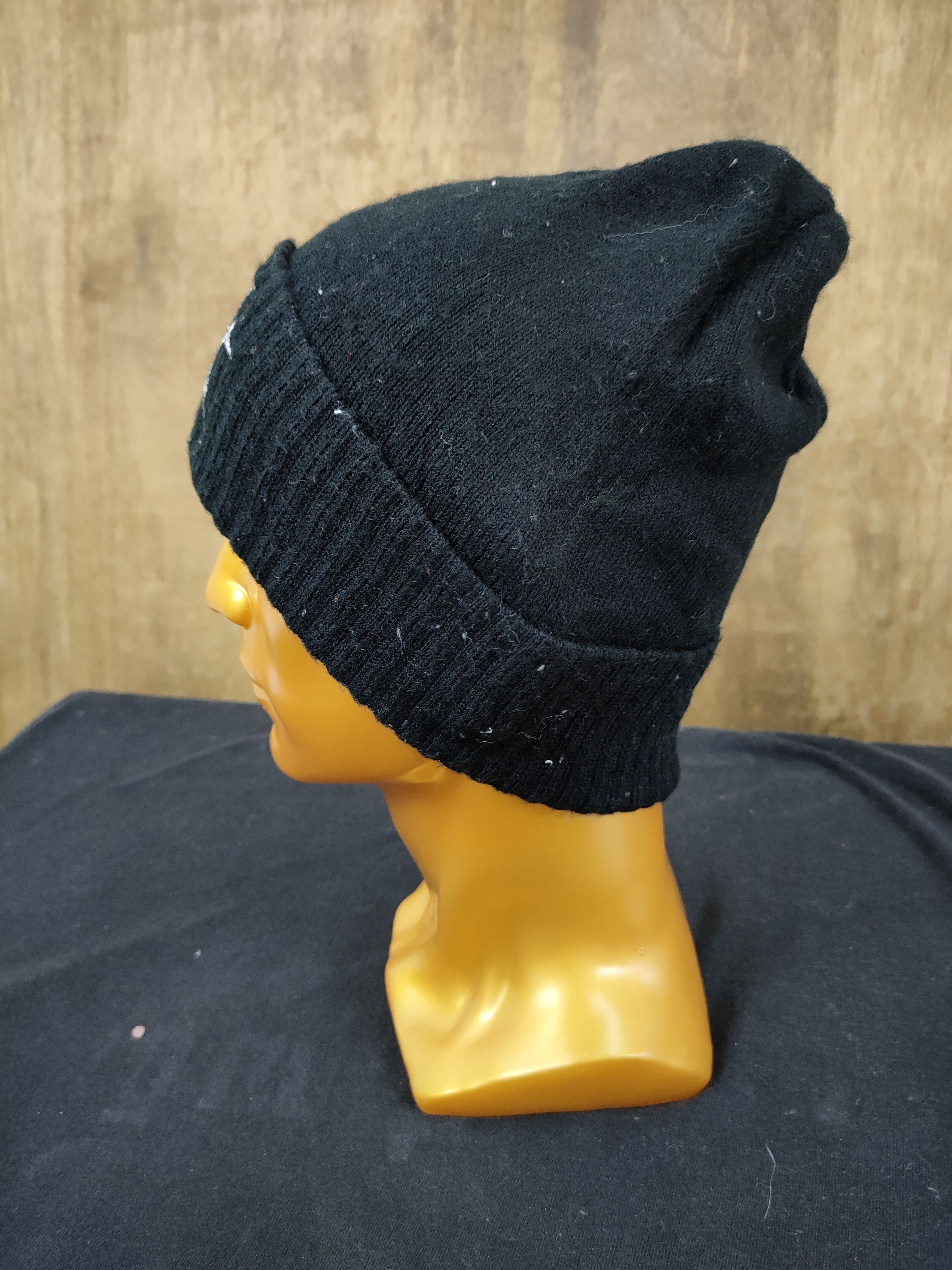 Japanese Brand Black skull beanie japan streetwear punk #018 Size ONE SIZE - 2 Thumbnail