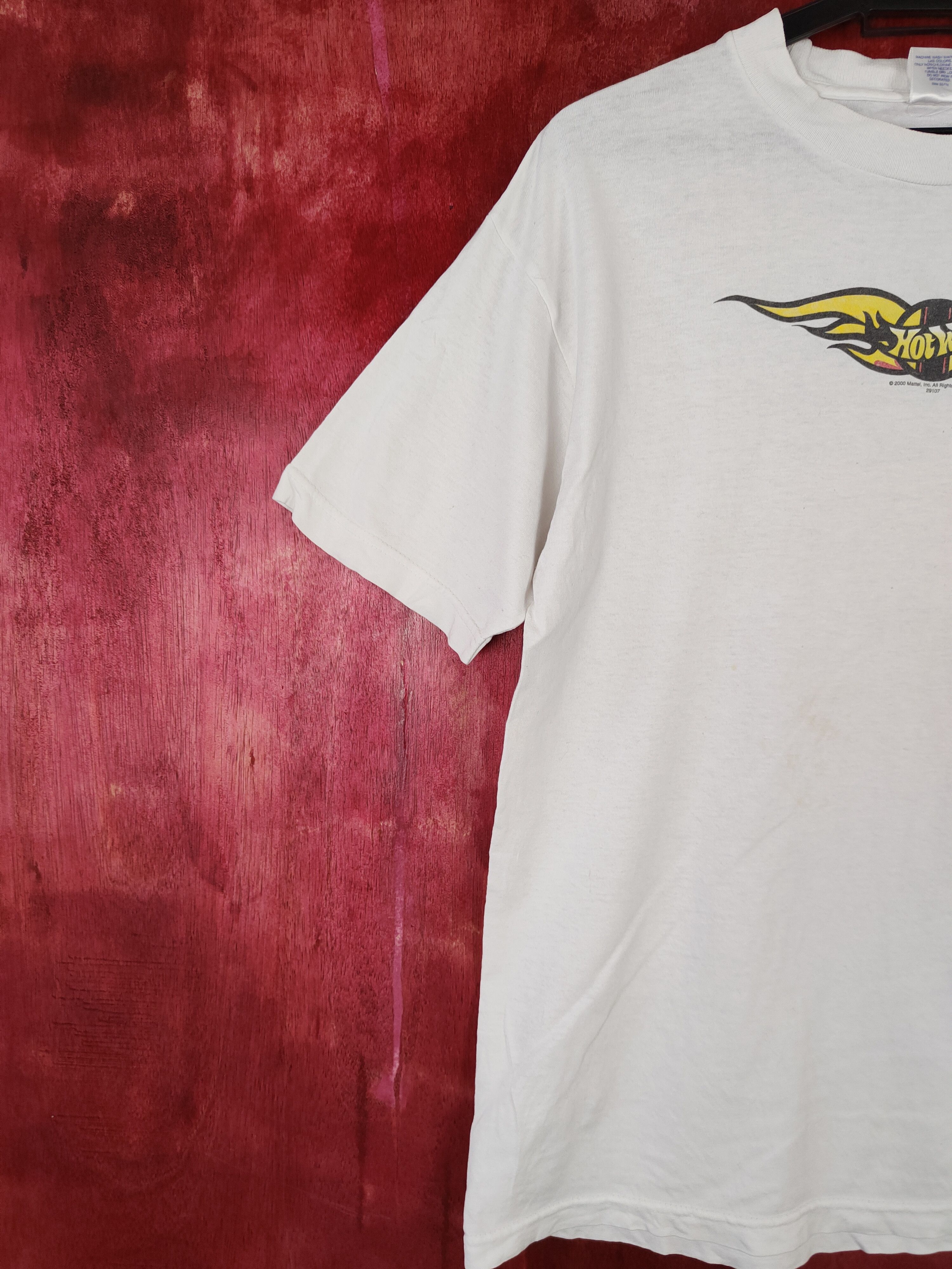 Japanese Brand Hot Wheels vintage White Tshirt #S398 Size US M / EU 48-50 / 2 - 4 Thumbnail