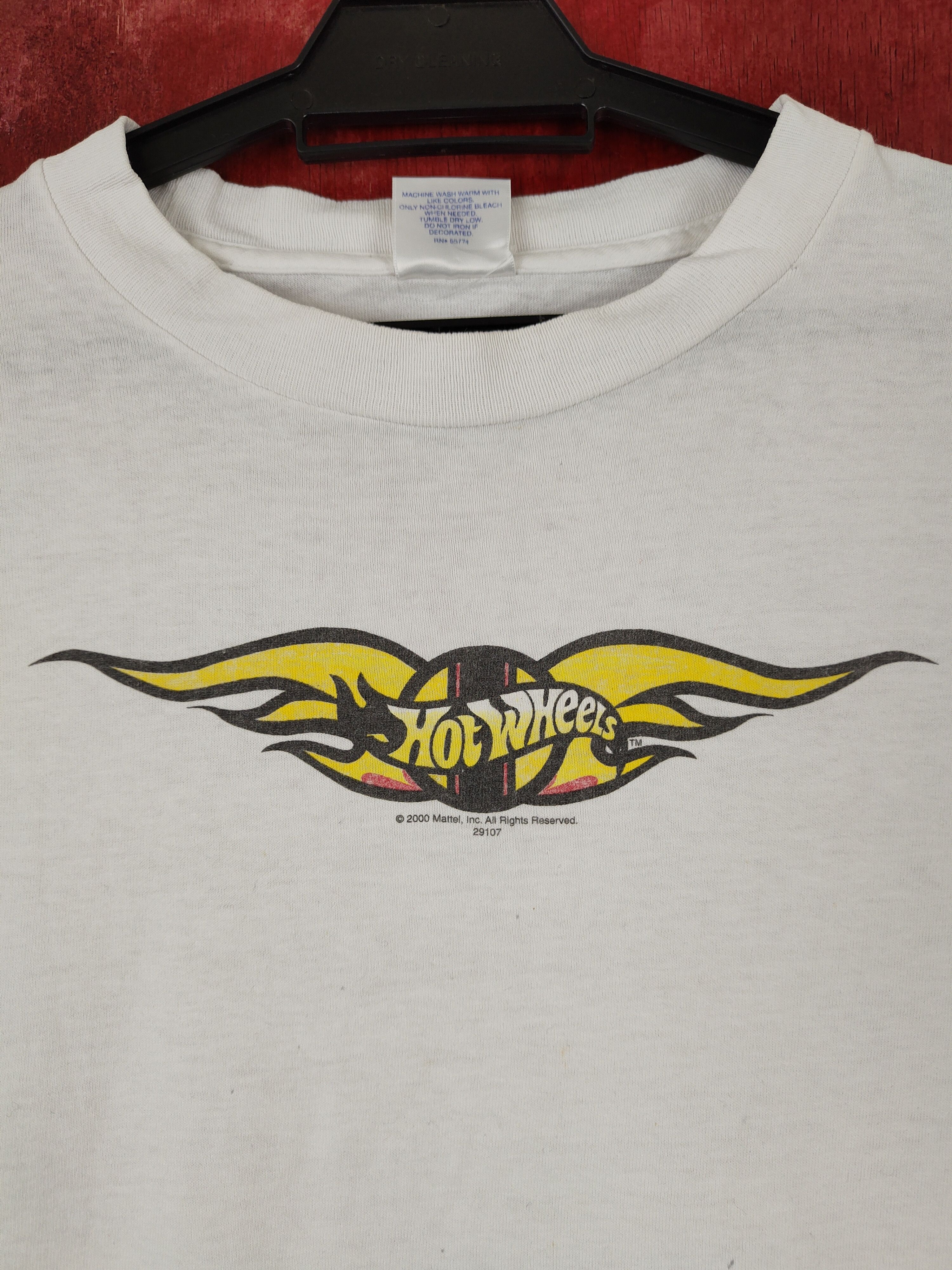 Japanese Brand Hot Wheels vintage White Tshirt #S398 Size US M / EU 48-50 / 2 - 2 Thumbnail
