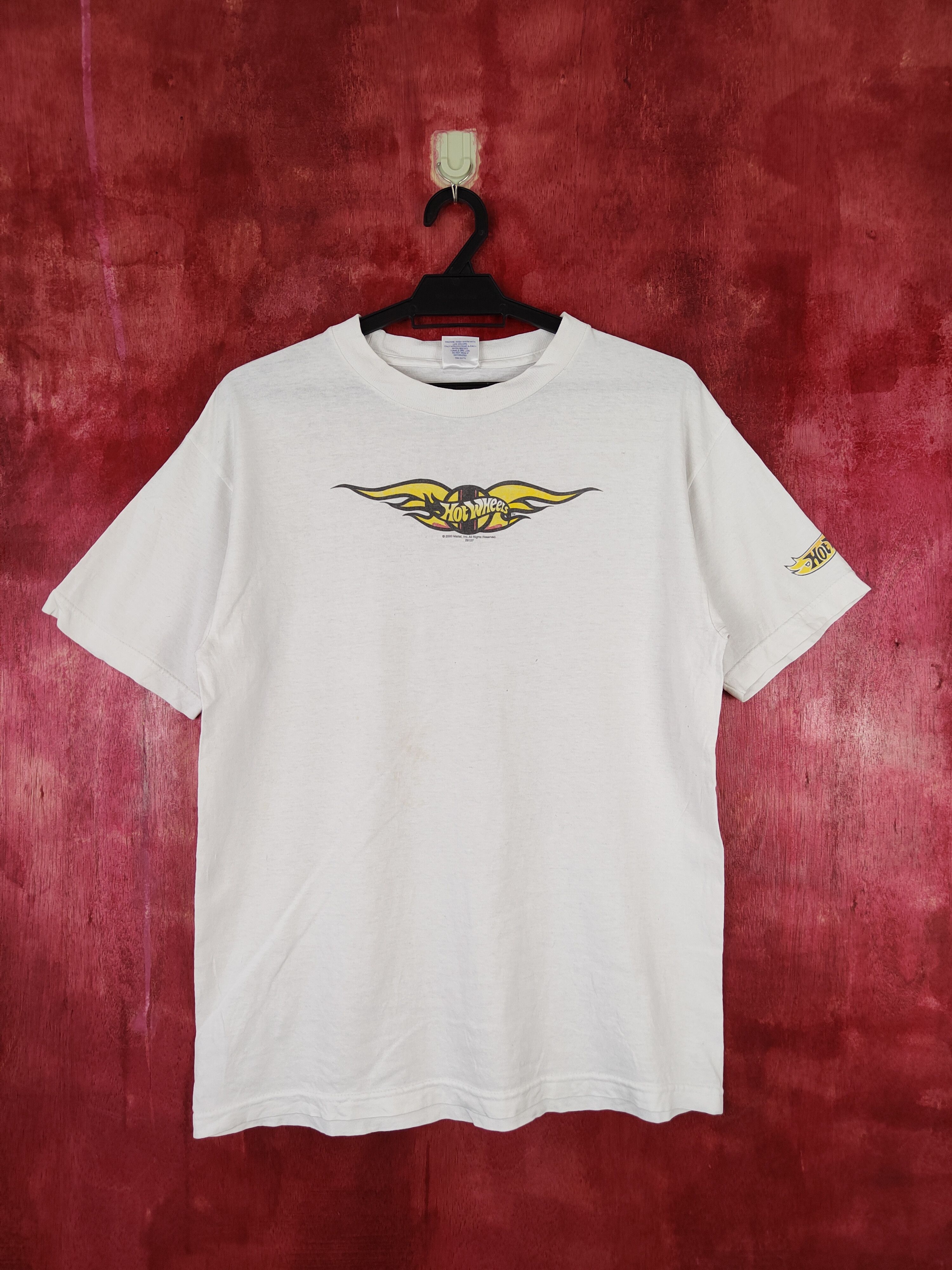 Japanese Brand Hot Wheels vintage White Tshirt #S398 Size US M / EU 48-50 / 2 - 1 Thumbnail