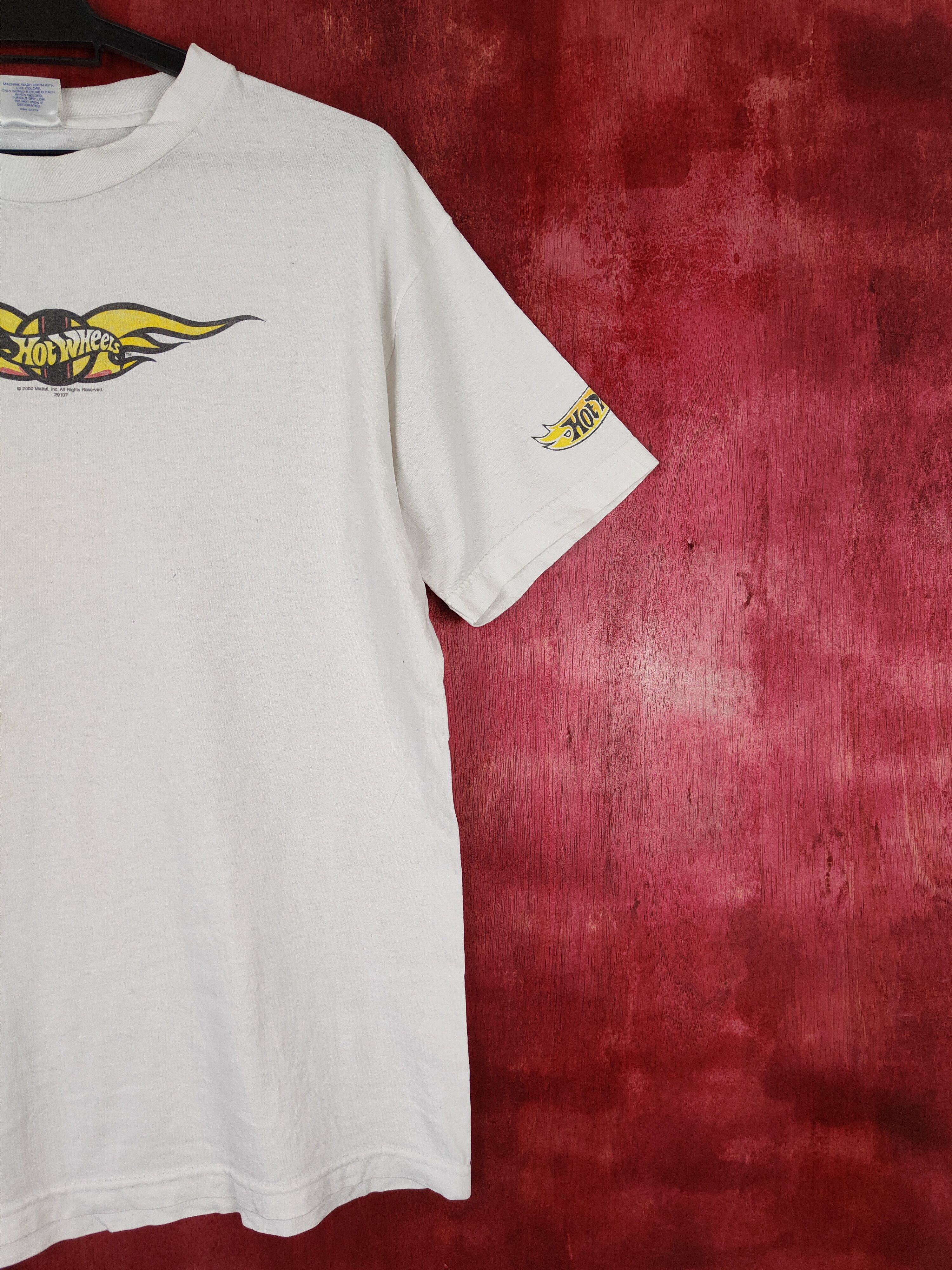 Japanese Brand Hot Wheels vintage White Tshirt #S398 Size US M / EU 48-50 / 2 - 5 Thumbnail