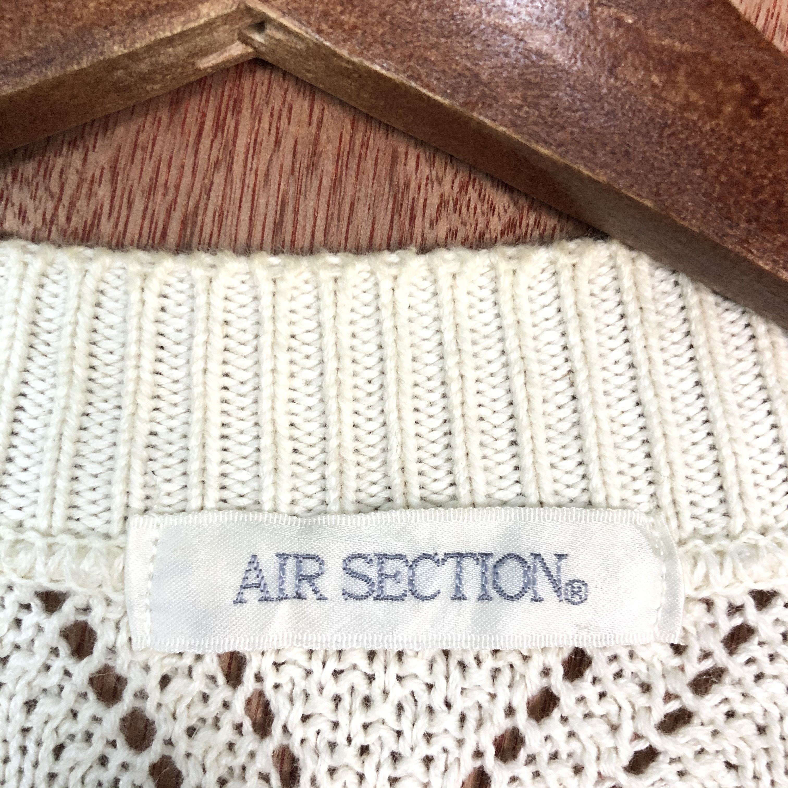 Homespun Knitwear DLL Air Section crochet mesh net White Knitwear #c554 Size US M / EU 48-50 / 2 - 10 Thumbnail