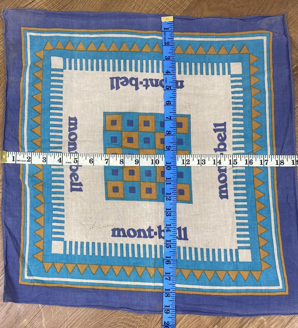 Montbell Mont-Bell Handkerchief Neckerchief Bandana Size ONE SIZE - 5 Thumbnail