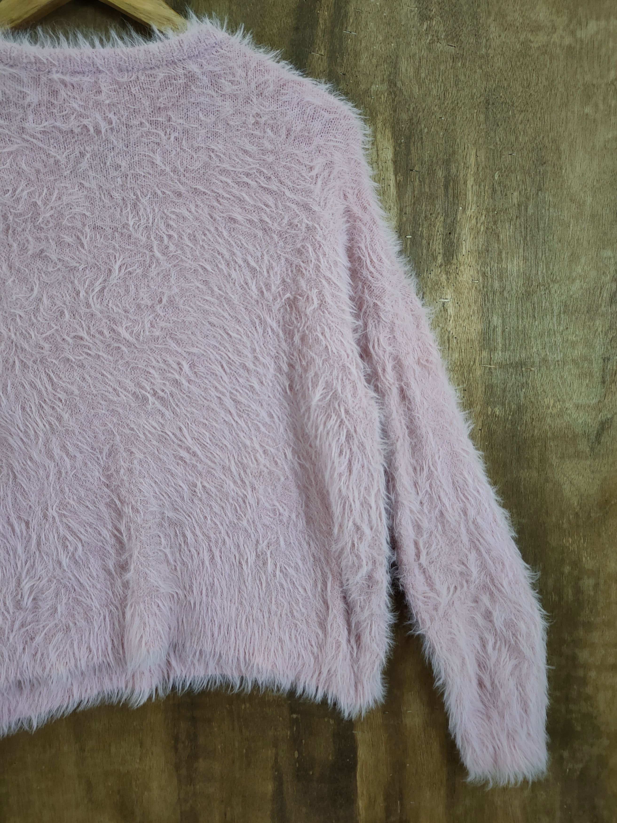 Homespun Knitwear D Browny Standard mohair soft fur shaggy knitted #46-1010 Size M / US 6-8 / IT 42-44 - 11 Thumbnail