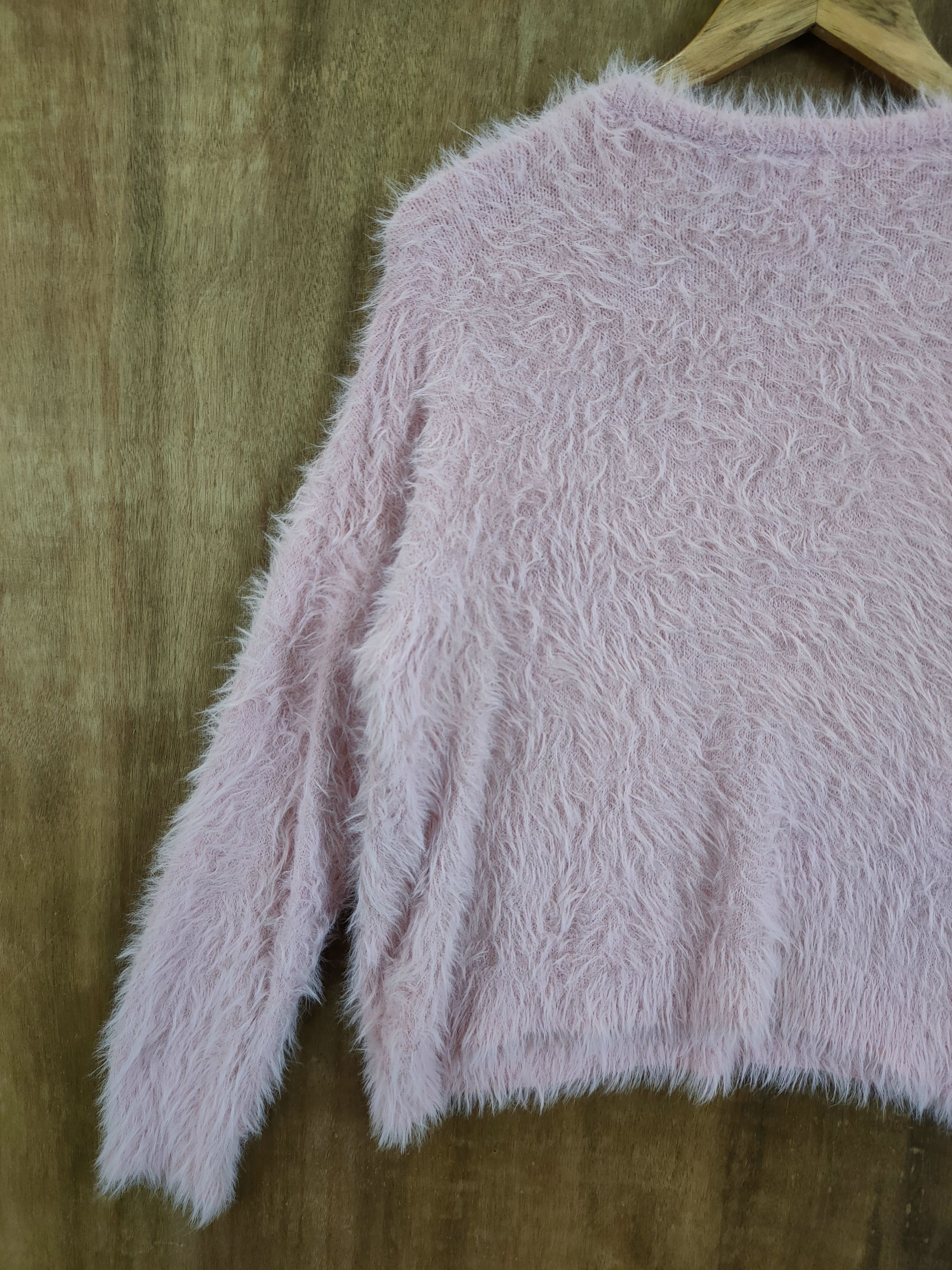 Homespun Knitwear D Browny Standard mohair soft fur shaggy knitted #46-1010 Size M / US 6-8 / IT 42-44 - 10 Thumbnail