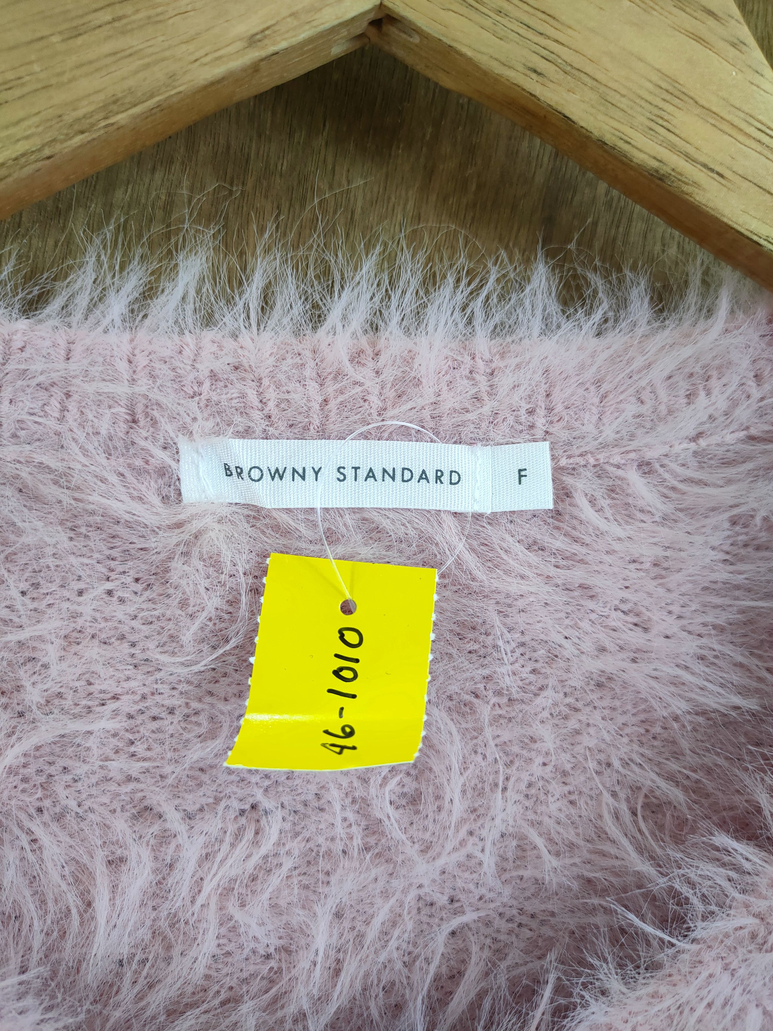 Homespun Knitwear D Browny Standard mohair soft fur shaggy knitted #46-1010 Size M / US 6-8 / IT 42-44 - 4 Thumbnail