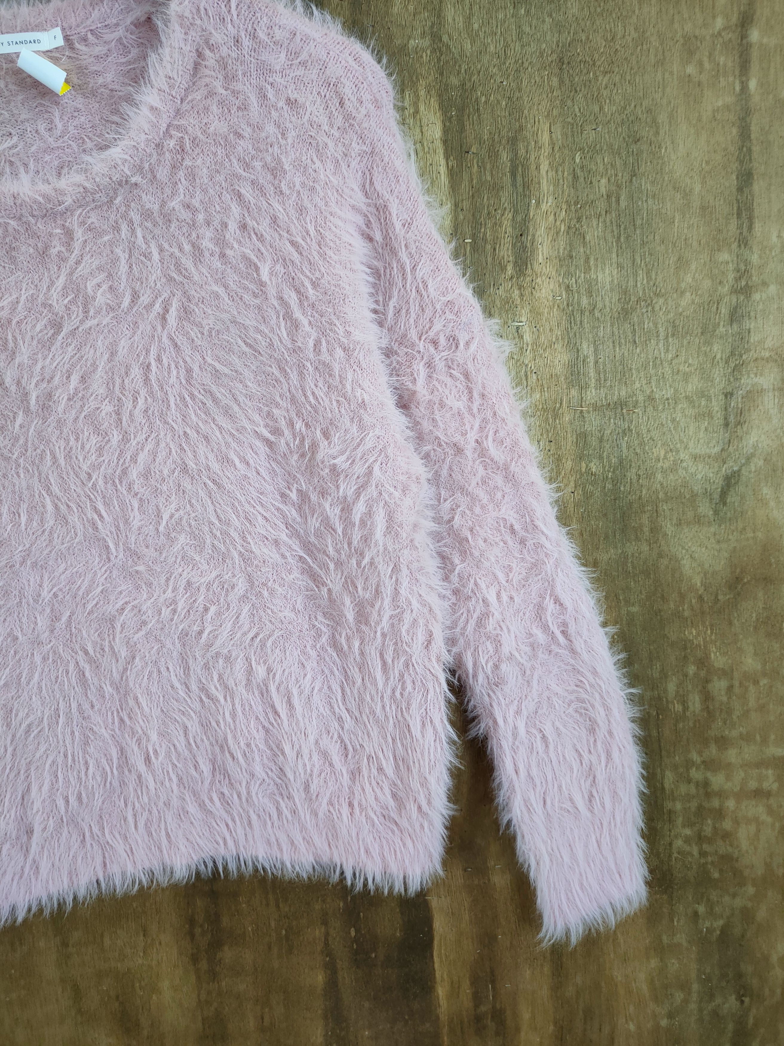 Homespun Knitwear D Browny Standard mohair soft fur shaggy knitted #46-1010 Size M / US 6-8 / IT 42-44 - 3 Thumbnail