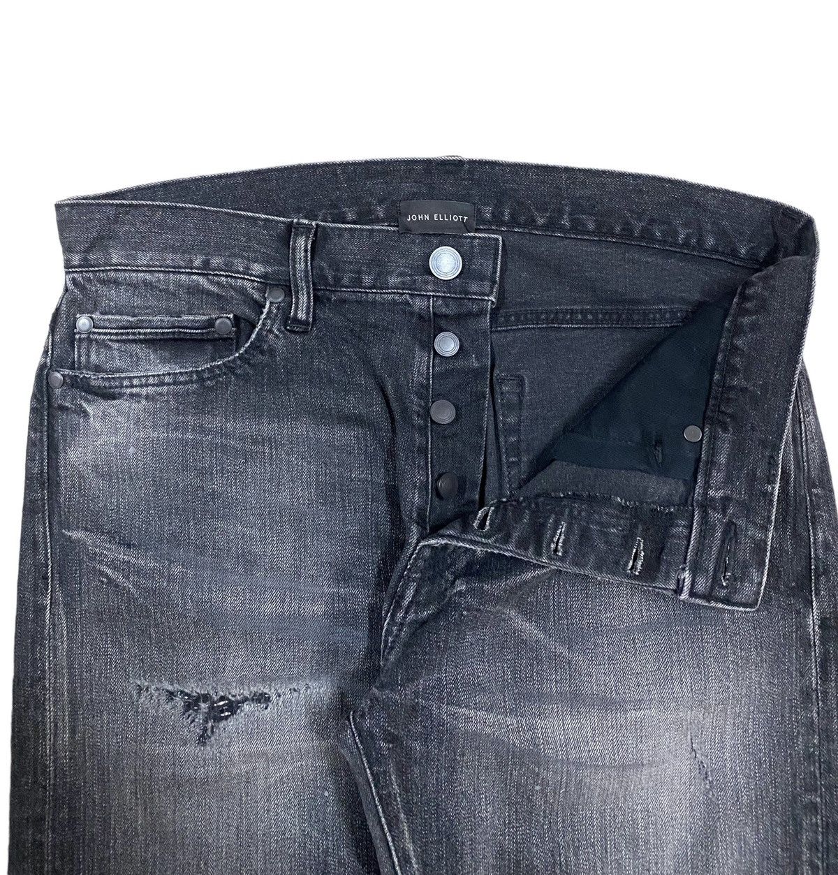 John Elliott John Elliott Black *The Cast 2* Jeans Size US 31 - 12 Thumbnail
