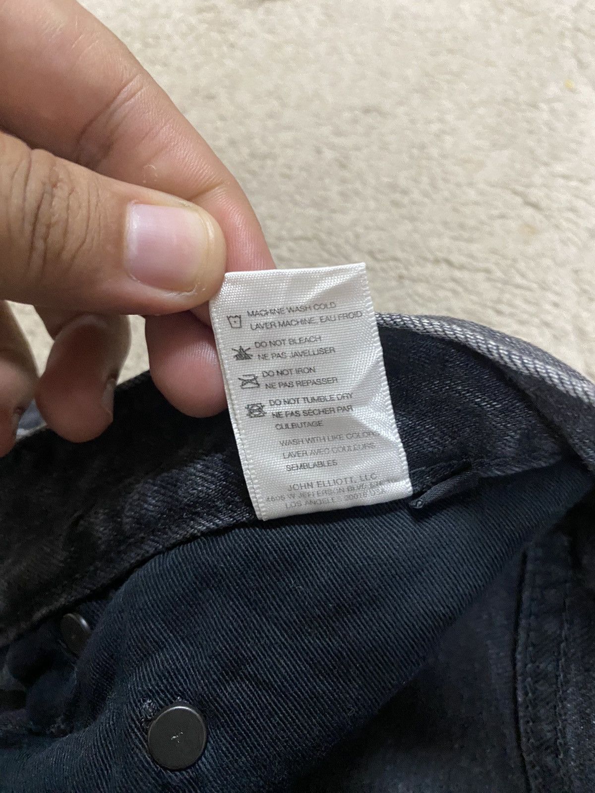 John Elliott John Elliott Black *The Cast 2* Jeans Size US 31 - 19 Thumbnail