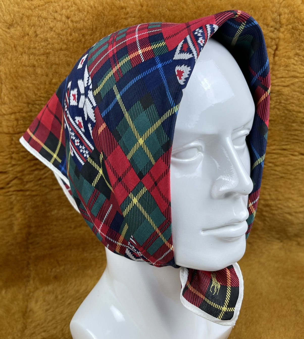 Beverly Hills Polo Club × Polo Ralph Lauren polo bandana handkerchief neckerchief turban HC0437 Size ONE SIZE - 1 Thumbnail