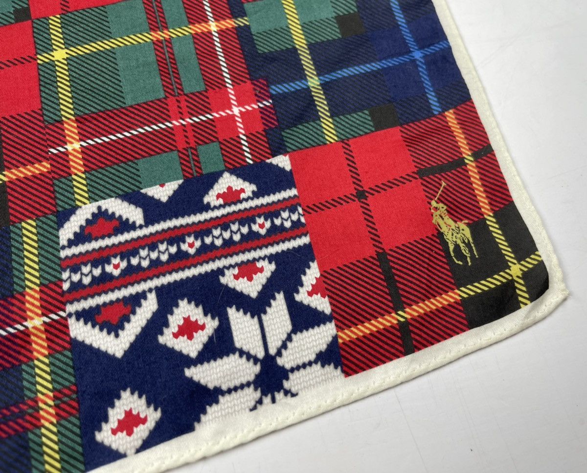 Beverly Hills Polo Club × Polo Ralph Lauren polo bandana handkerchief neckerchief turban HC0437 Size ONE SIZE - 3 Thumbnail