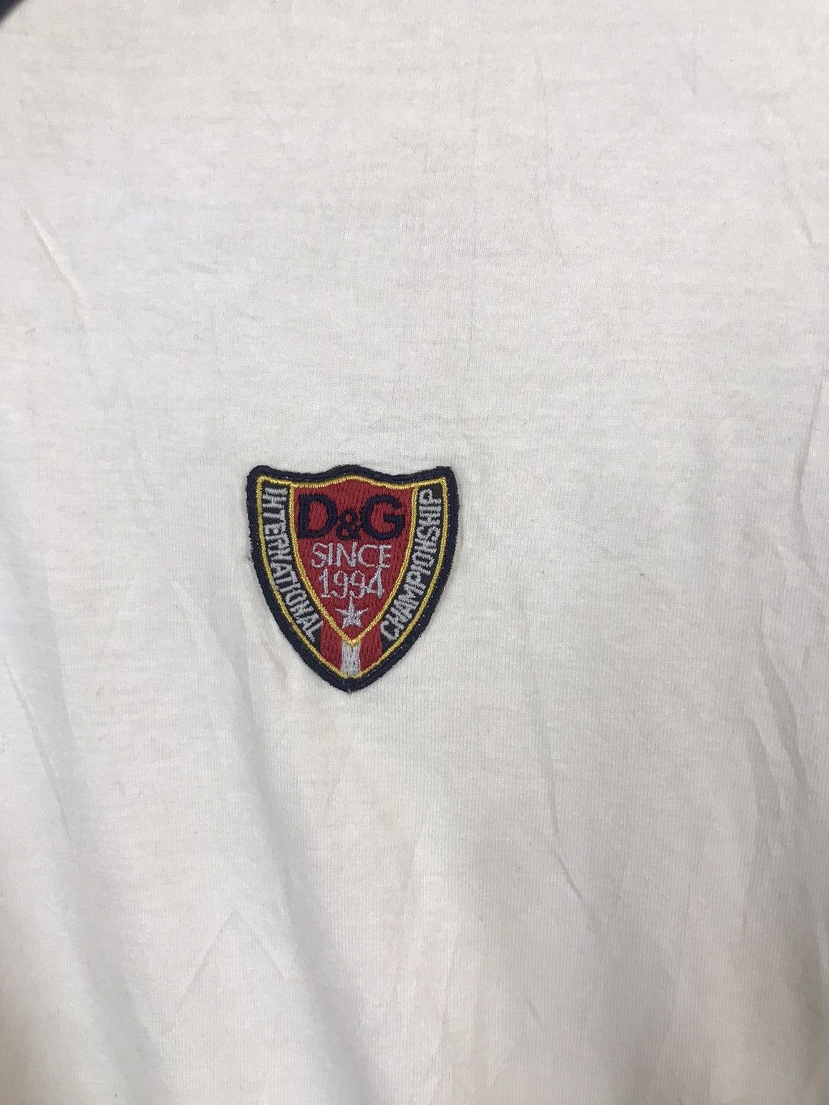 Dolce & Gabbana ‼️D&G RINGER TSHIRT SMALL LOGO ‼️ Size S / US 4 / IT 40 - 2 Thumbnail