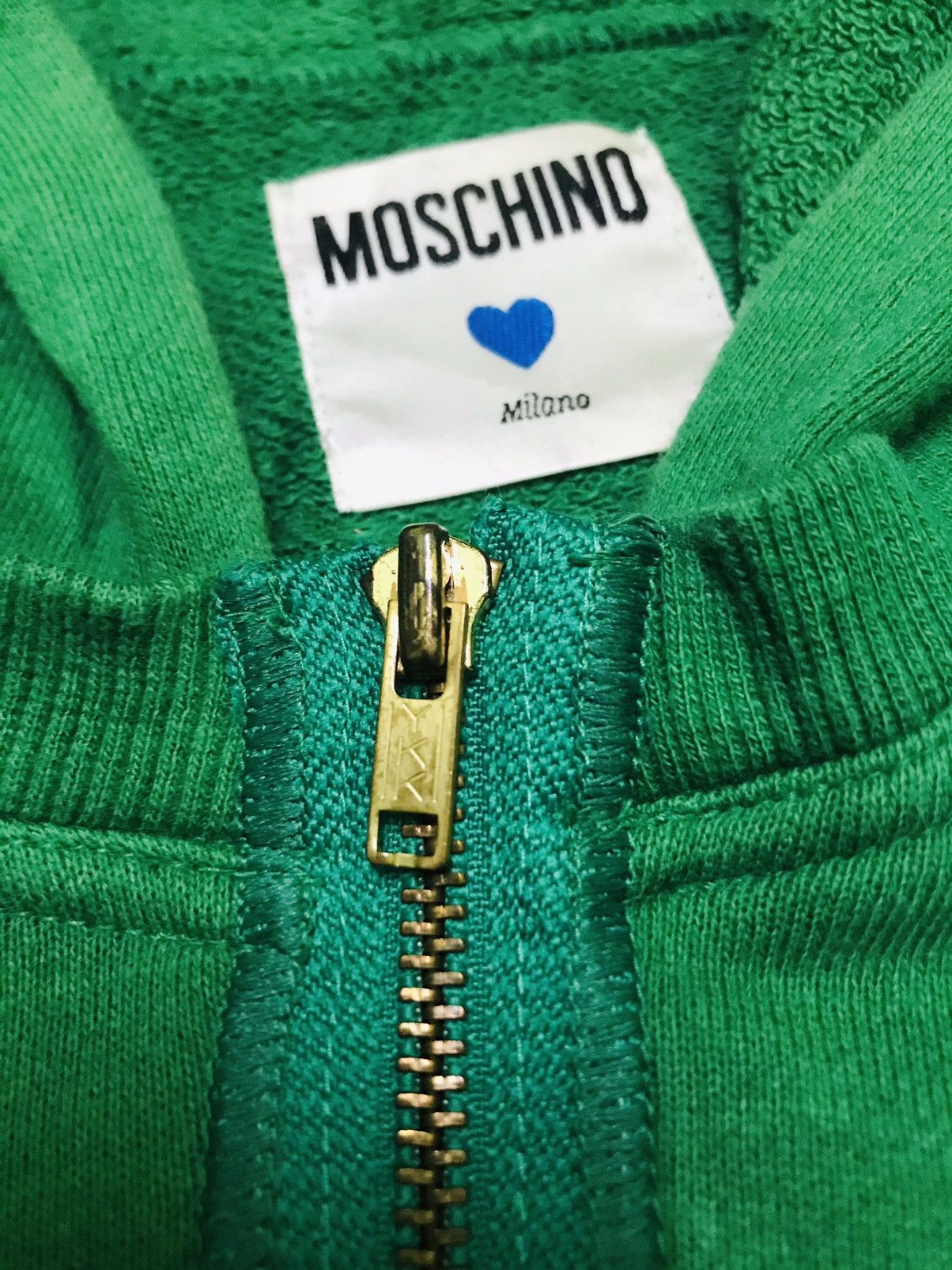 Moschino Moschino Couture Green Graphic Hoodie – Size M Size US M / EU 48-50 / 2 - 4 Thumbnail