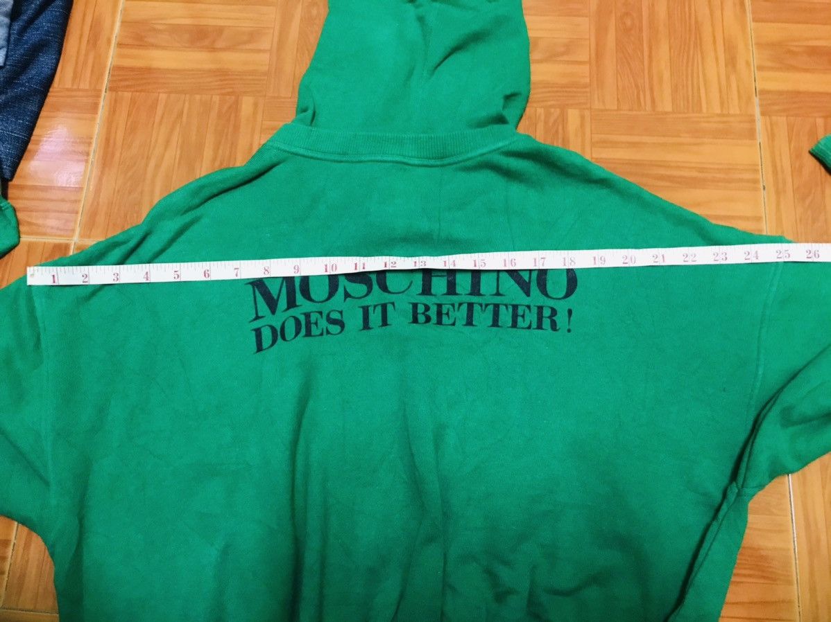 Moschino Moschino Couture Green Graphic Hoodie – Size M Size US M / EU 48-50 / 2 - 13 Thumbnail