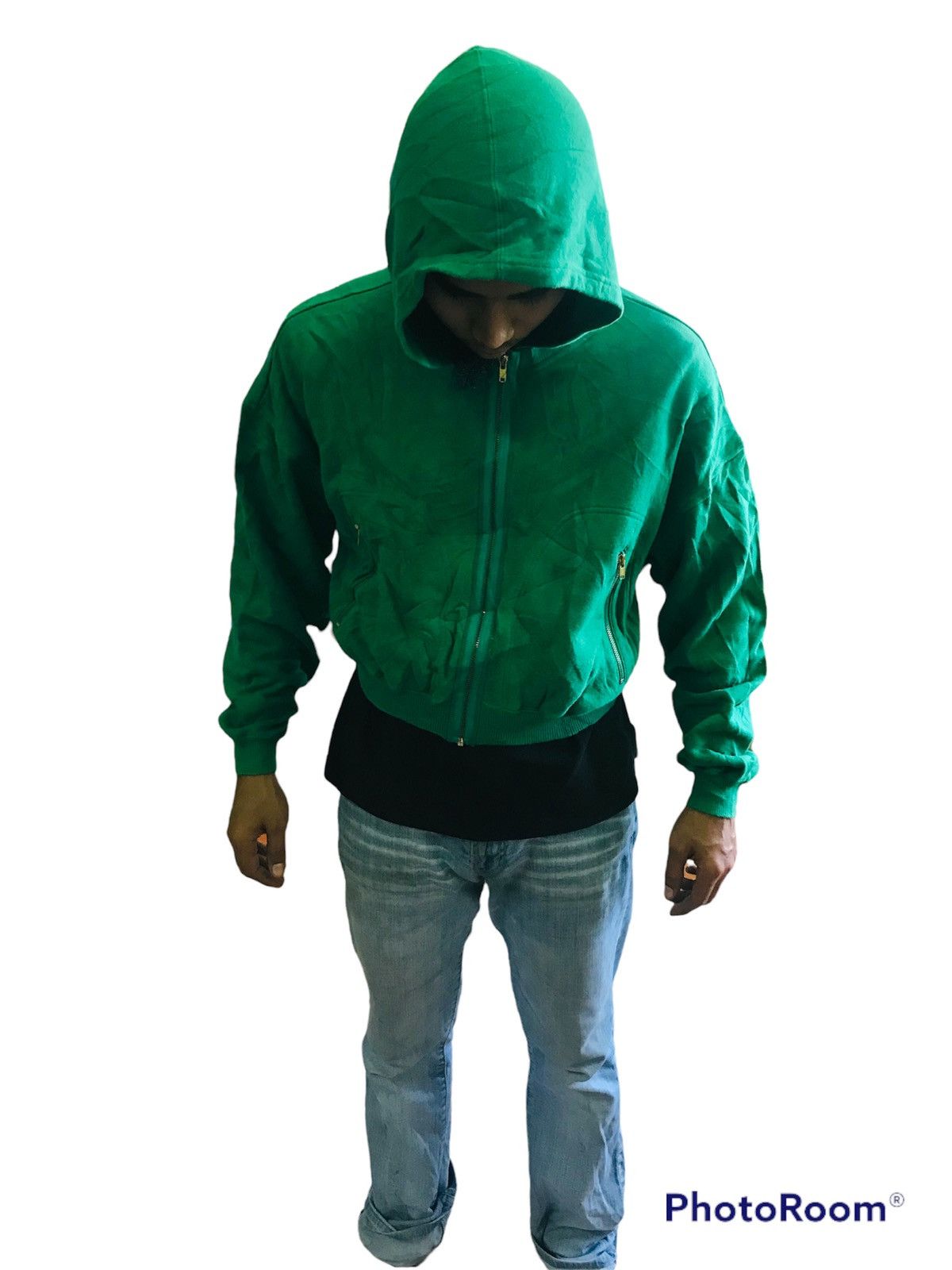 Moschino Moschino Couture Green Graphic Hoodie – Size M Size US M / EU 48-50 / 2 - 5 Thumbnail