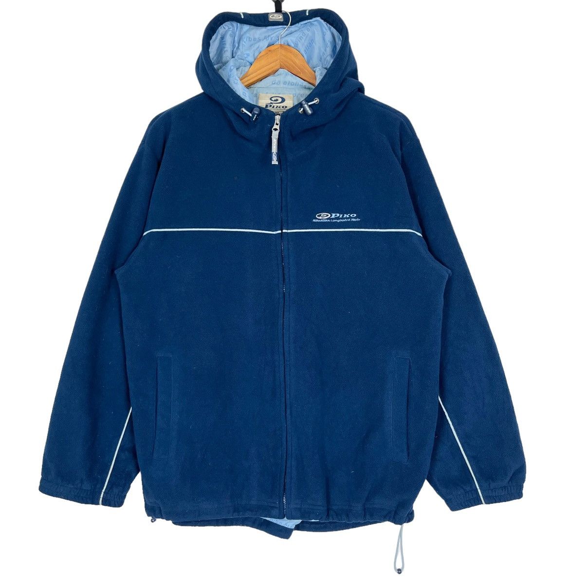 Vintage Piko Hoodie Fleece Jacket