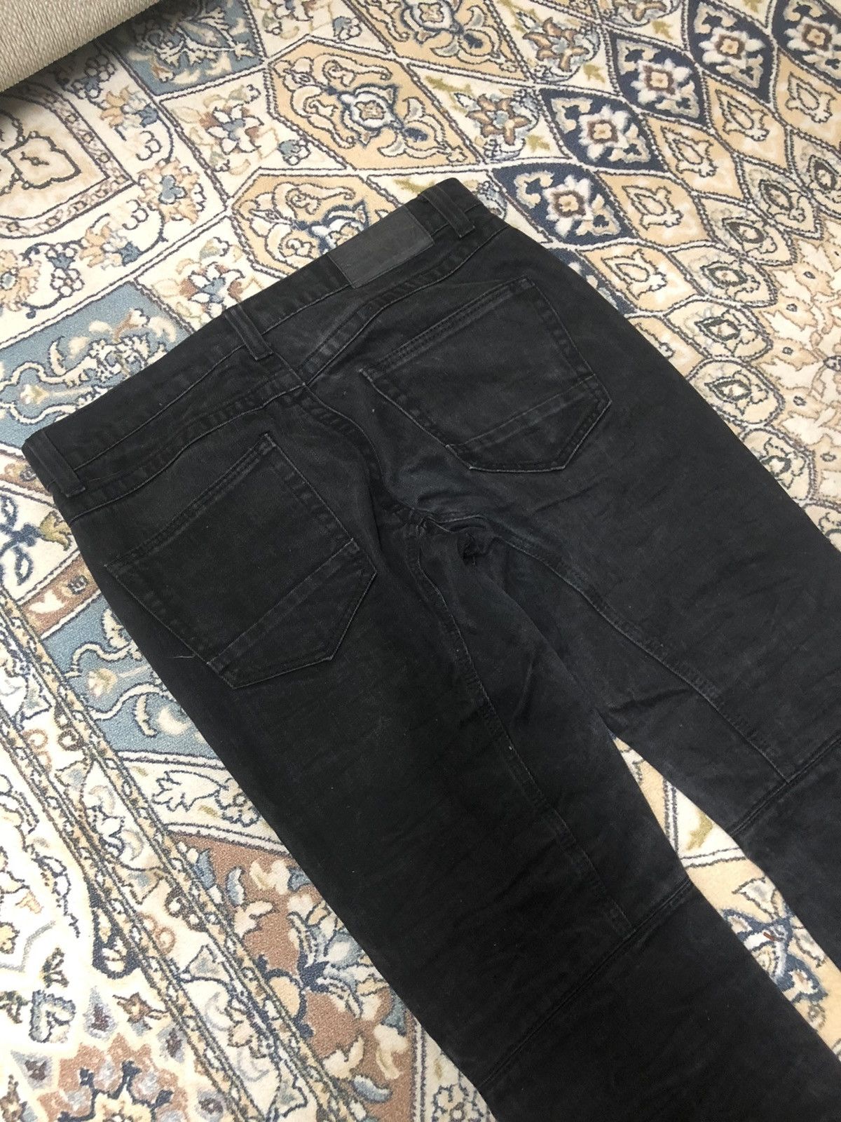 If Six Was Nine Blue Stitch Bondage Sashiko Slim Straight Jean Like Kapital Size US 34 / EU 50 - 12 Thumbnail