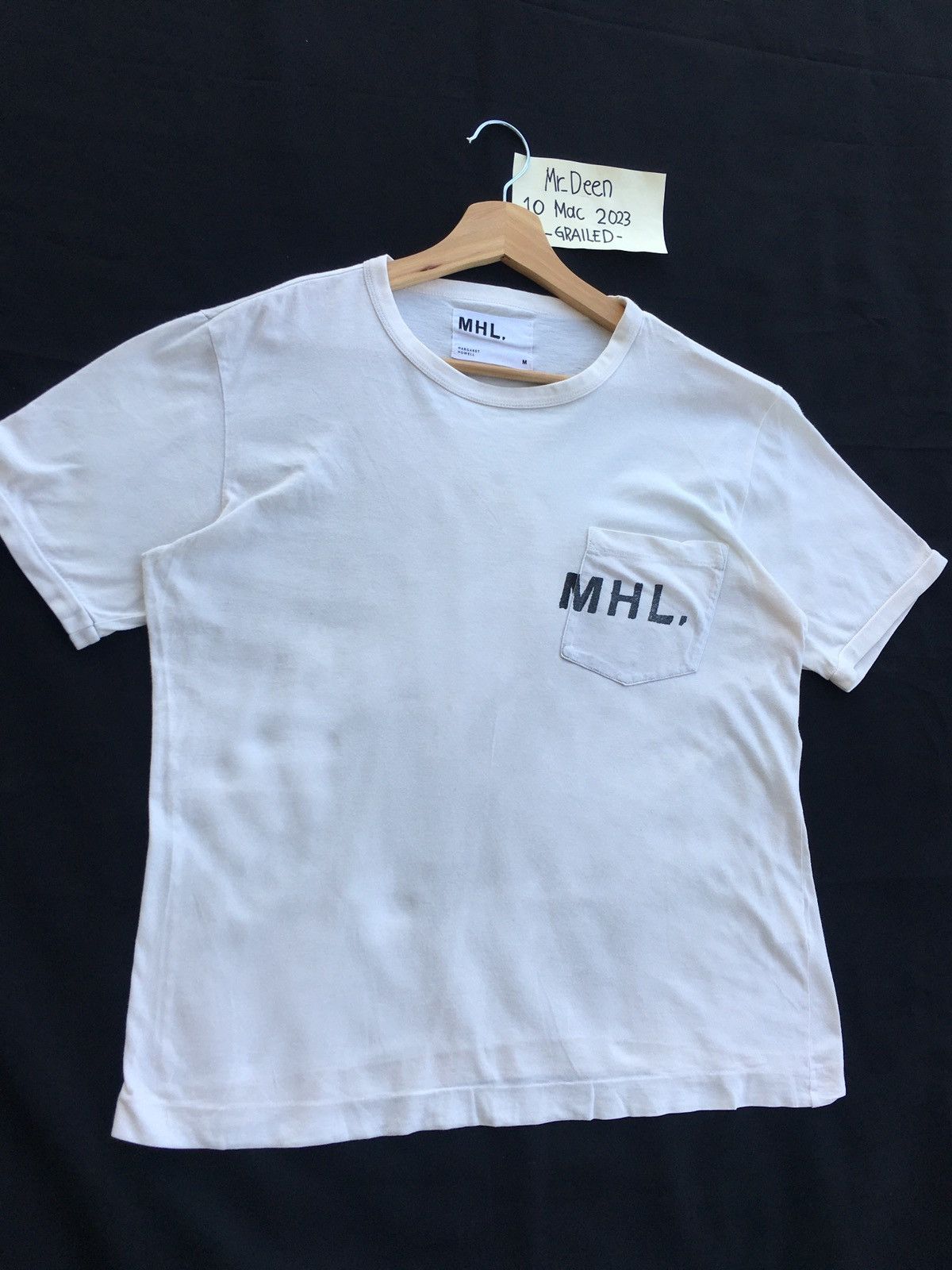 Margaret Howell Vintage MHL Margaret Howell Pocket Print Tshirt Size US M / EU 48-50 / 2 - 3 Thumbnail