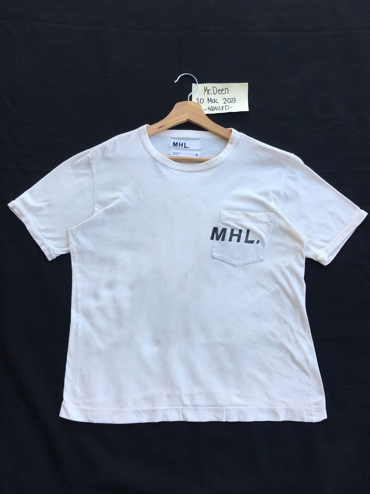 Margaret Howell Vintage MHL Margaret Howell Pocket Print Tshirt Size US M / EU 48-50 / 2 - 2 Thumbnail