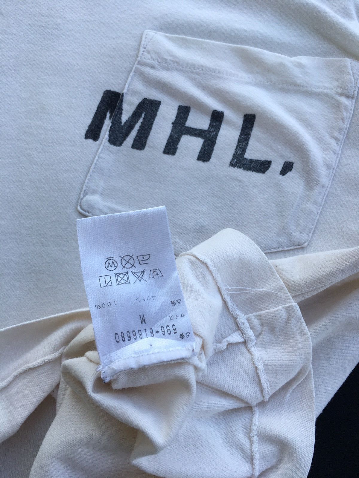 Margaret Howell Vintage MHL Margaret Howell Pocket Print Tshirt Size US M / EU 48-50 / 2 - 11 Thumbnail