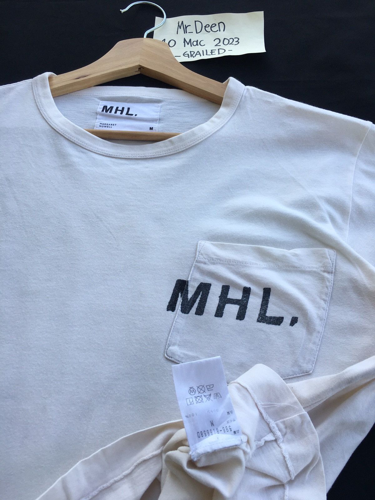 Margaret Howell Vintage MHL Margaret Howell Pocket Print Tshirt Size US M / EU 48-50 / 2 - 10 Thumbnail