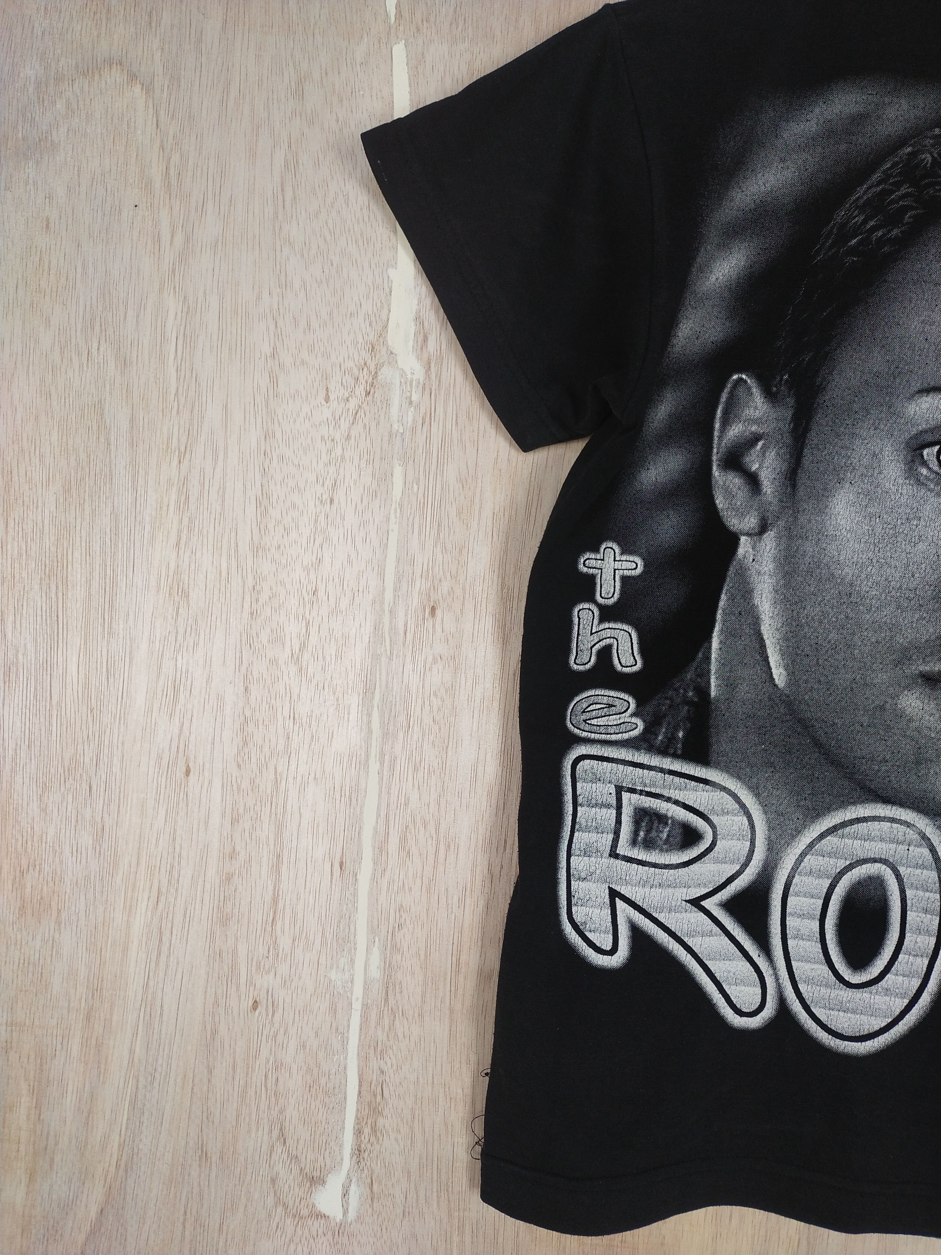 Vintage The Rock wwf vintage black tee #2772 Size US S / EU 44-46 / 1 - 8 Thumbnail